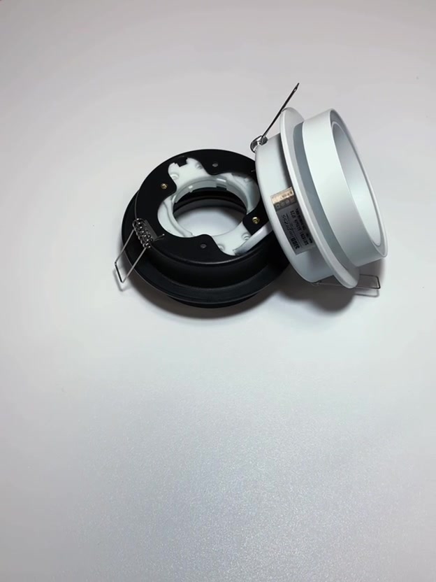 Светильник встраиваемый GX53 с акрилом круг 010202 Чёрный SignImpress