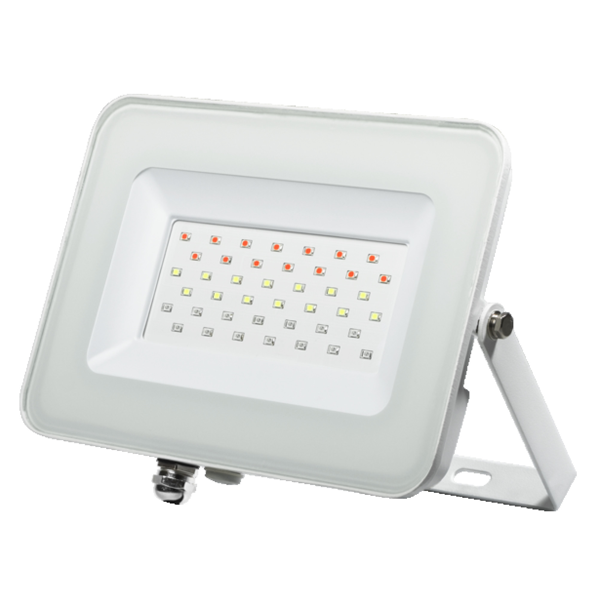 Прожектор светодиодный PFL- 30W RGB WH IP65 Jazzway