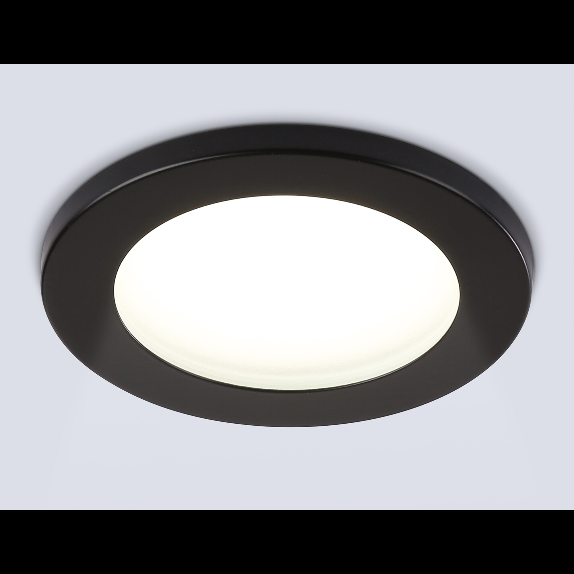 Светильник встраиваемый TN6632 BK черный IP44 GX53 D100*60 Ambrella light