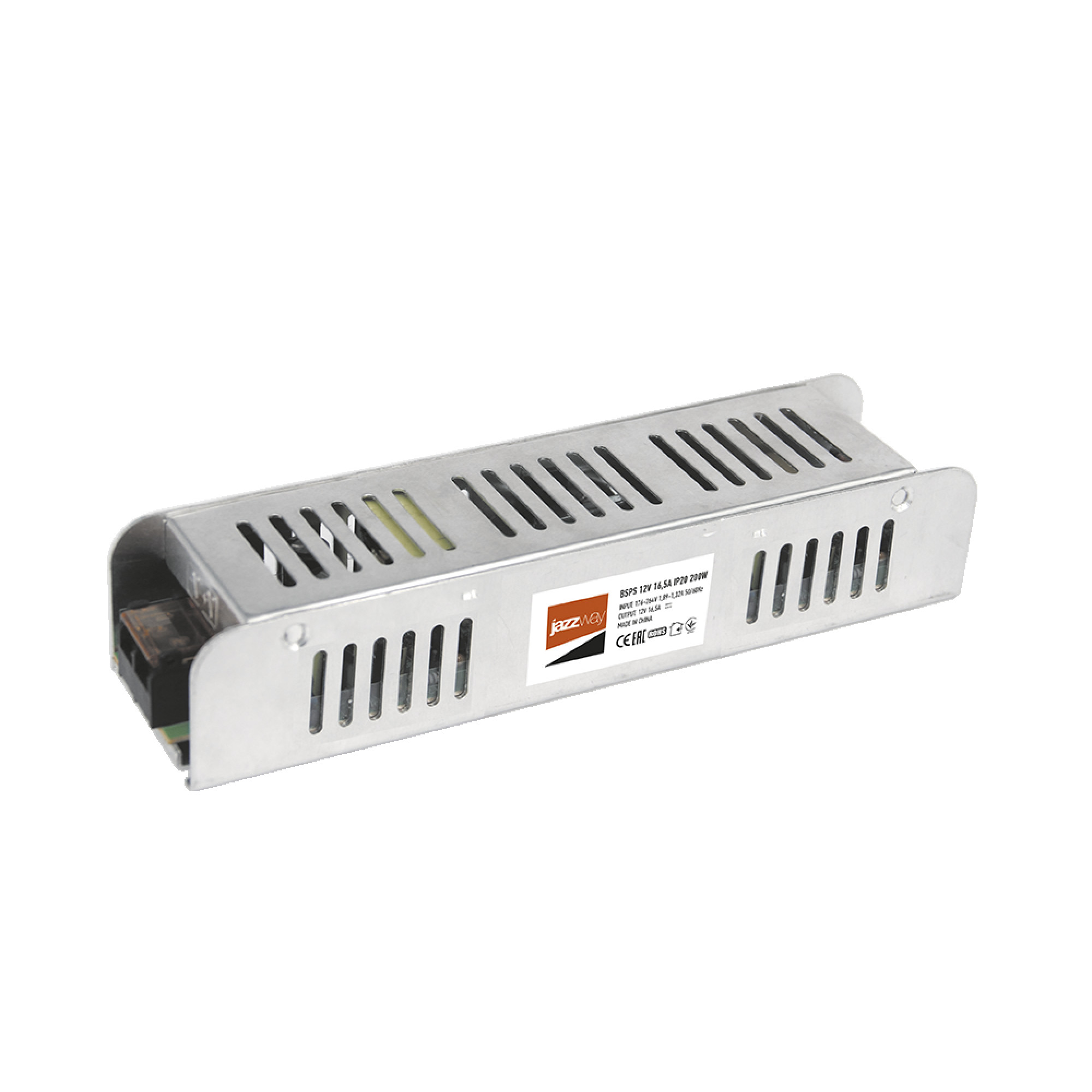 Блок питания BSPS 12V16,50A=200W IP20 1г.гар. Jazzway