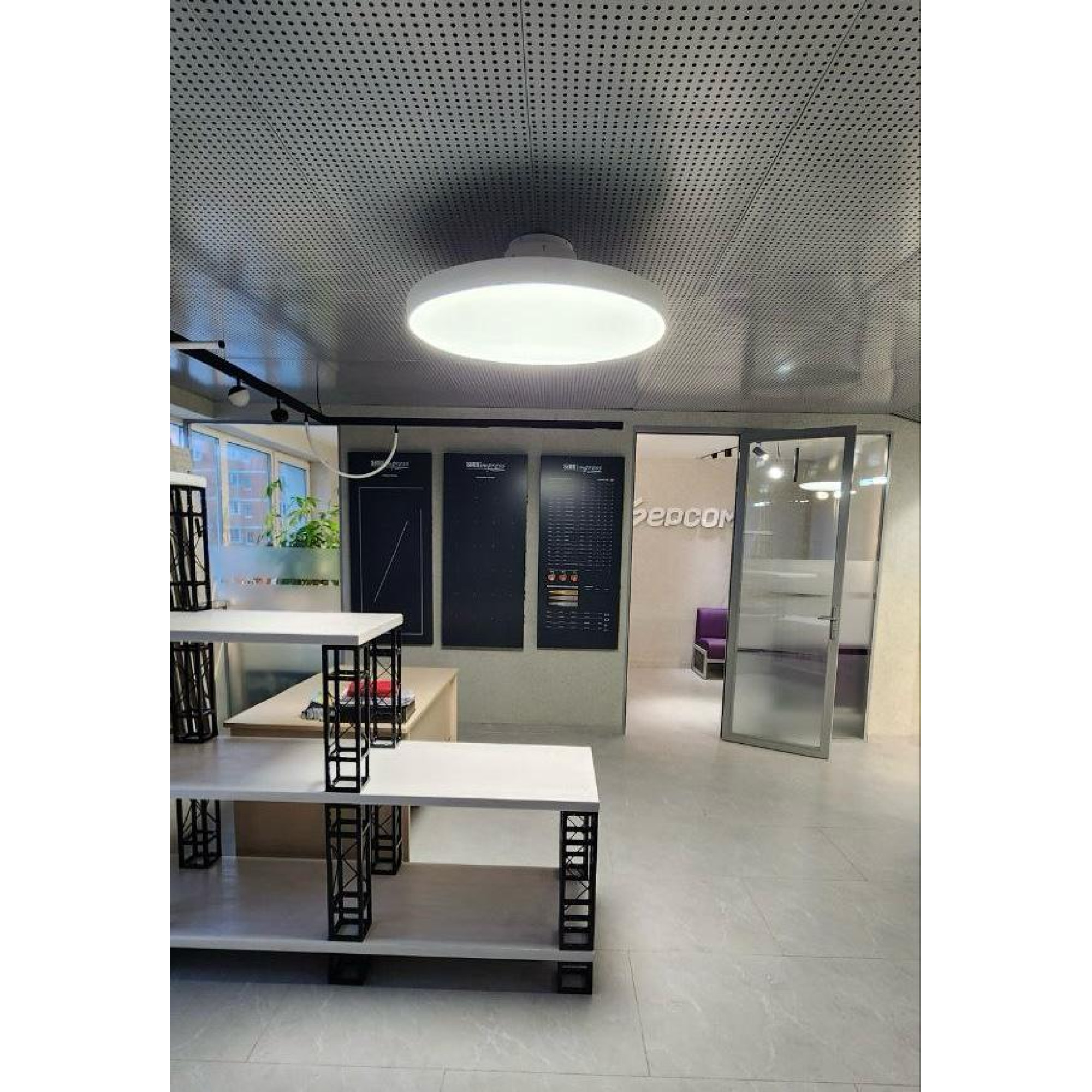 Светильник подвесной DWR, d900, 4000K, 72 Вт, цвет корпуса белый (чаша в комплекте) SWG 