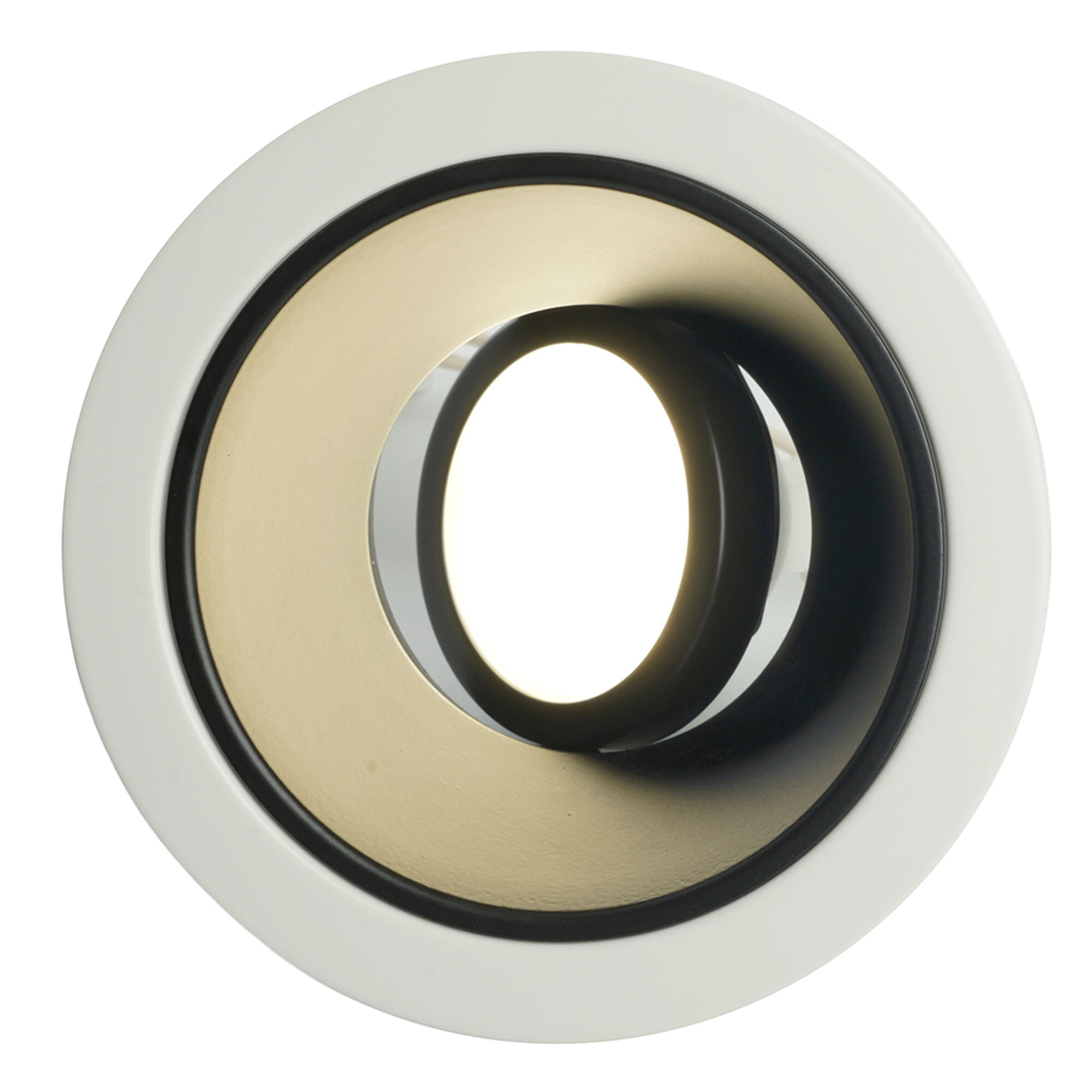 Светильник потолочный встраиваемый MR16 G5.3, белый + черный DL3113