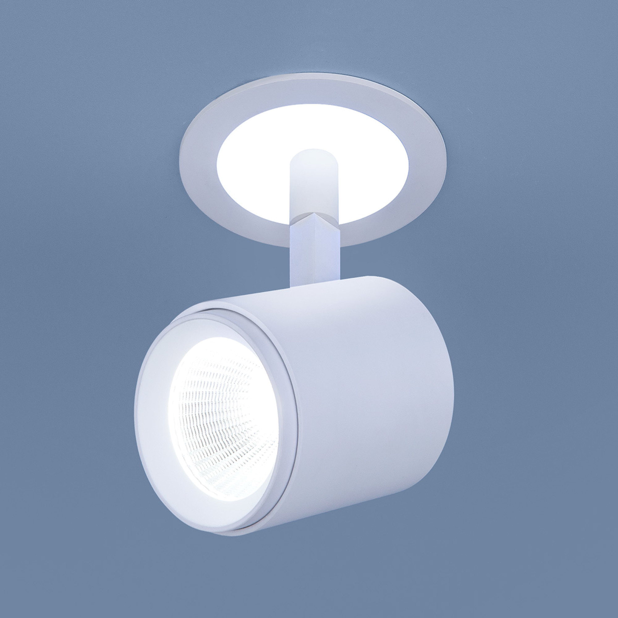 Светильник встраиваемый светодиодный DSR002 9W+3W 6500K белый матовый Elektrostandard (распродажа)