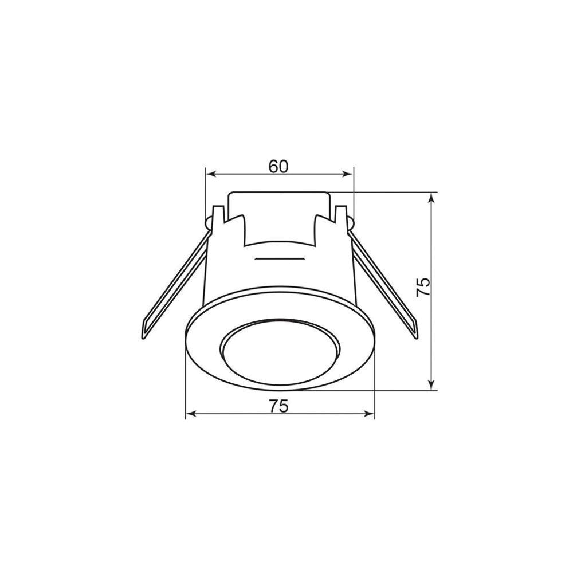Датчик движения и освещенности 230V 1200W 6m 360° белый SEN86 Feron