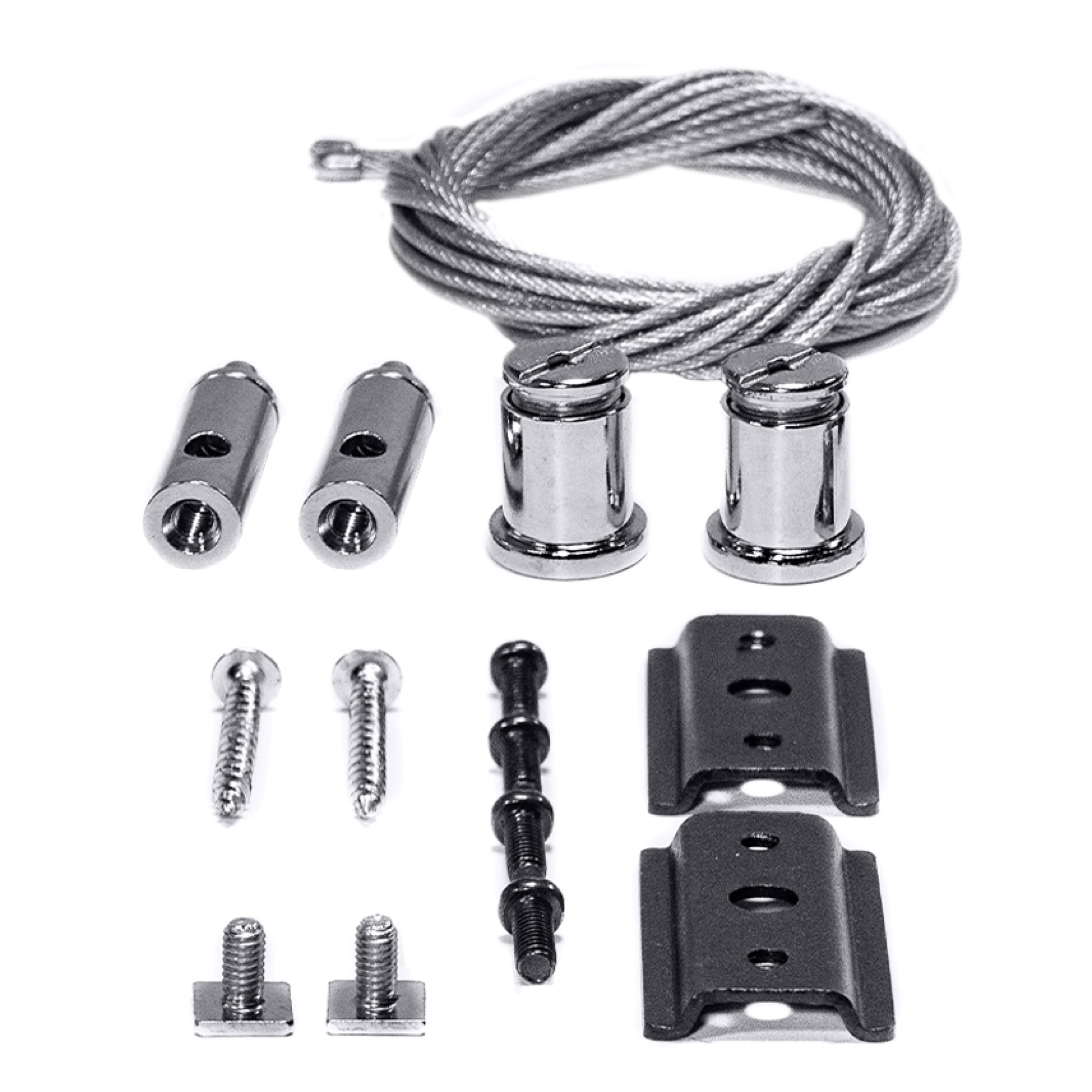 Тросовый подвес для шинопровода Чёрный 1,5м 1комп.SignImpress