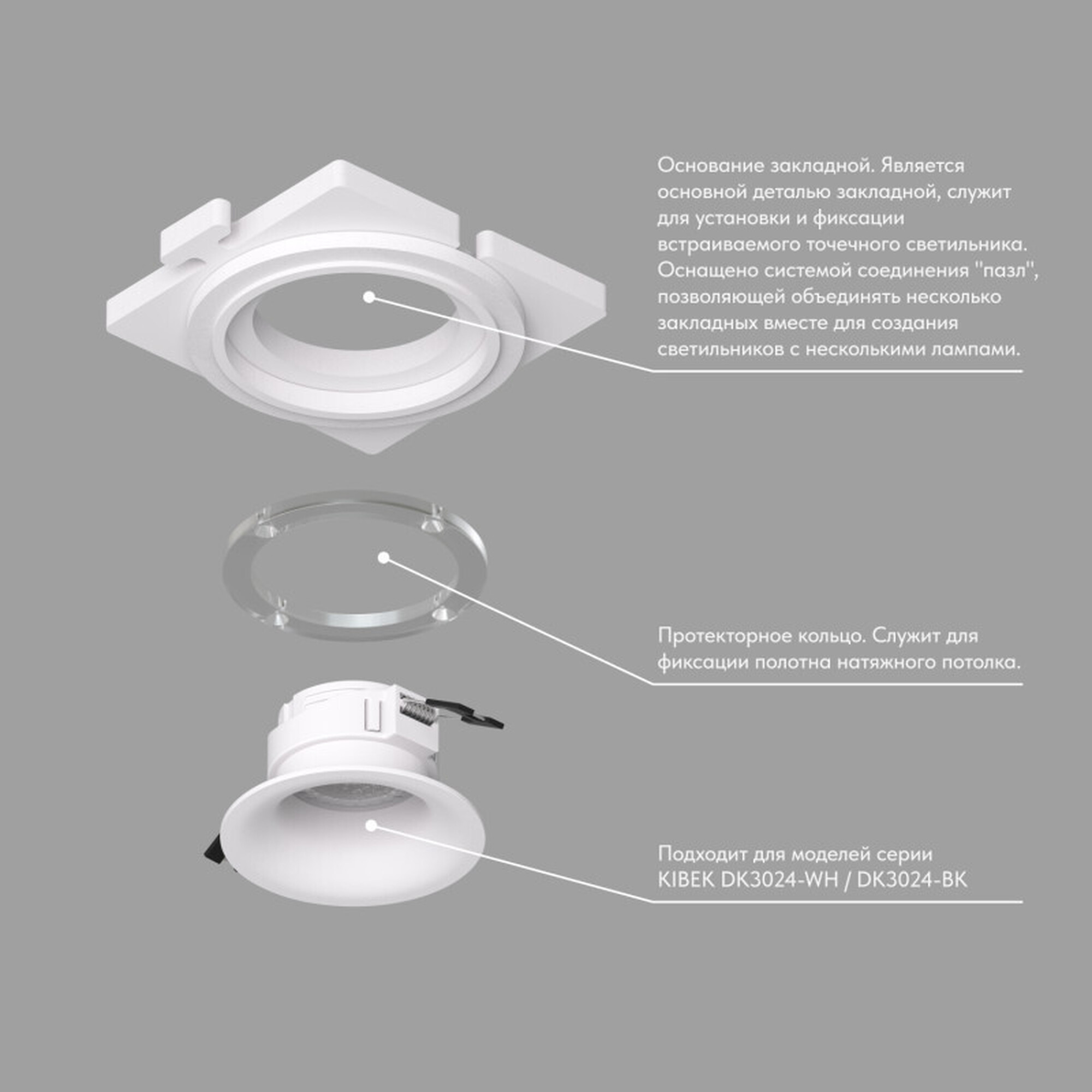 Закладная панель DK3024-SCB Denkirs