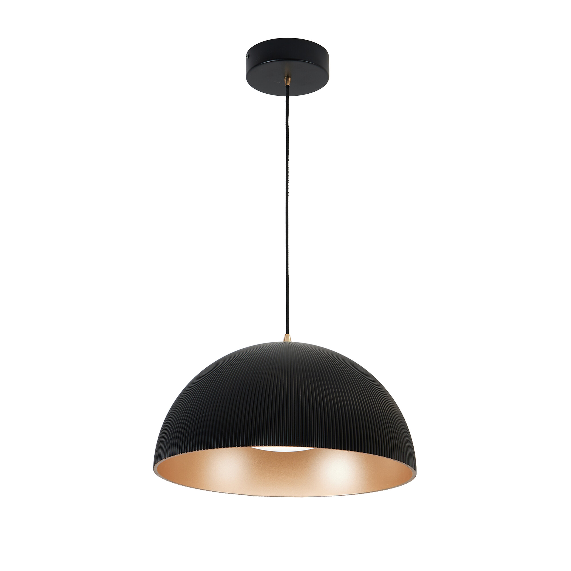 Светильник подвесной светодиодный 22 Вт 3960 Лм Чёрный/Золото Signimpress