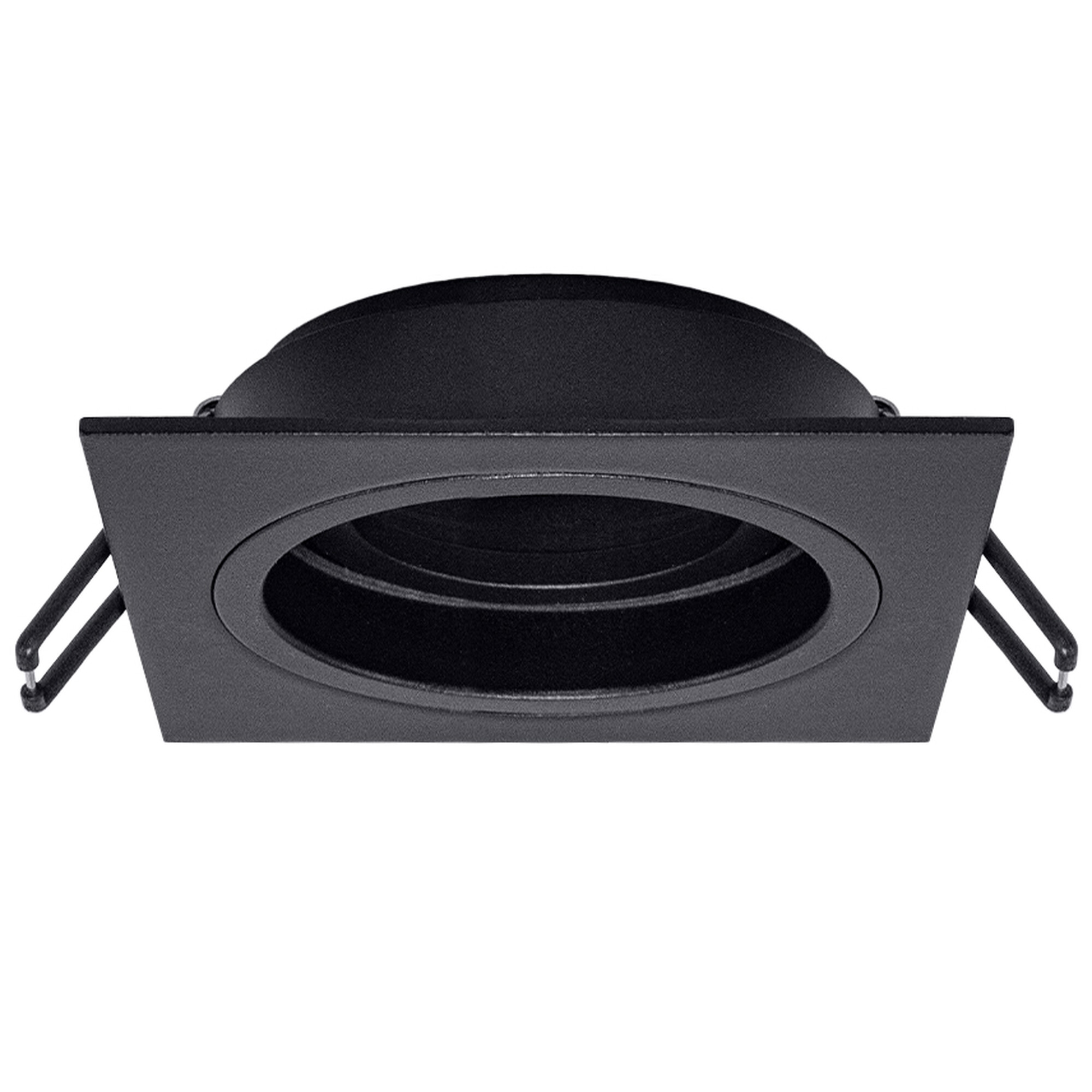 Светильник встраиваемый поворотный GU5.3 (MR16) квадрат 010109 Чёрный SignImpress