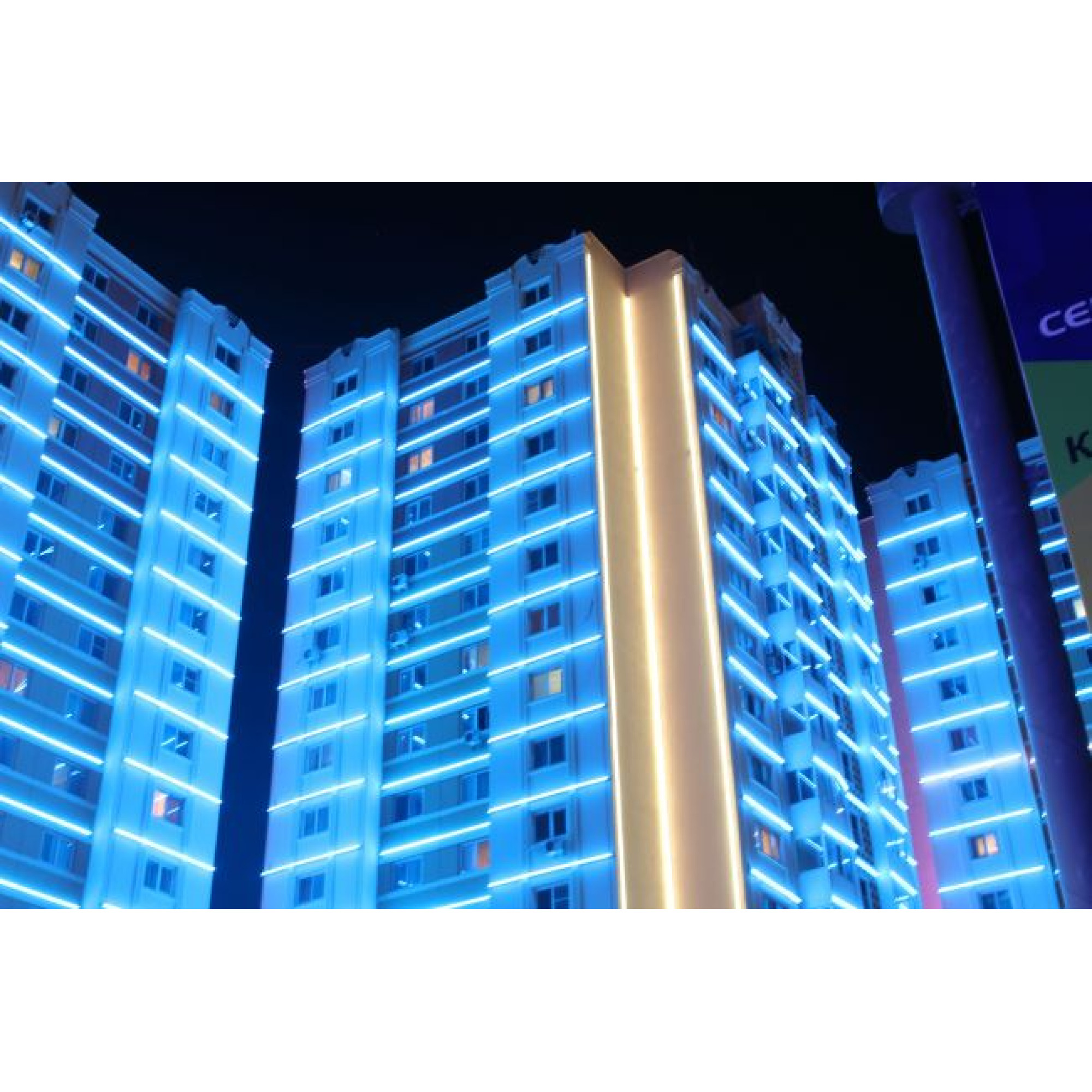 Светильник трубка архитектурная TQN-8100 SPI 24В 5Вт RGB SMD5050 24Д IP65 0,5м Signimpress