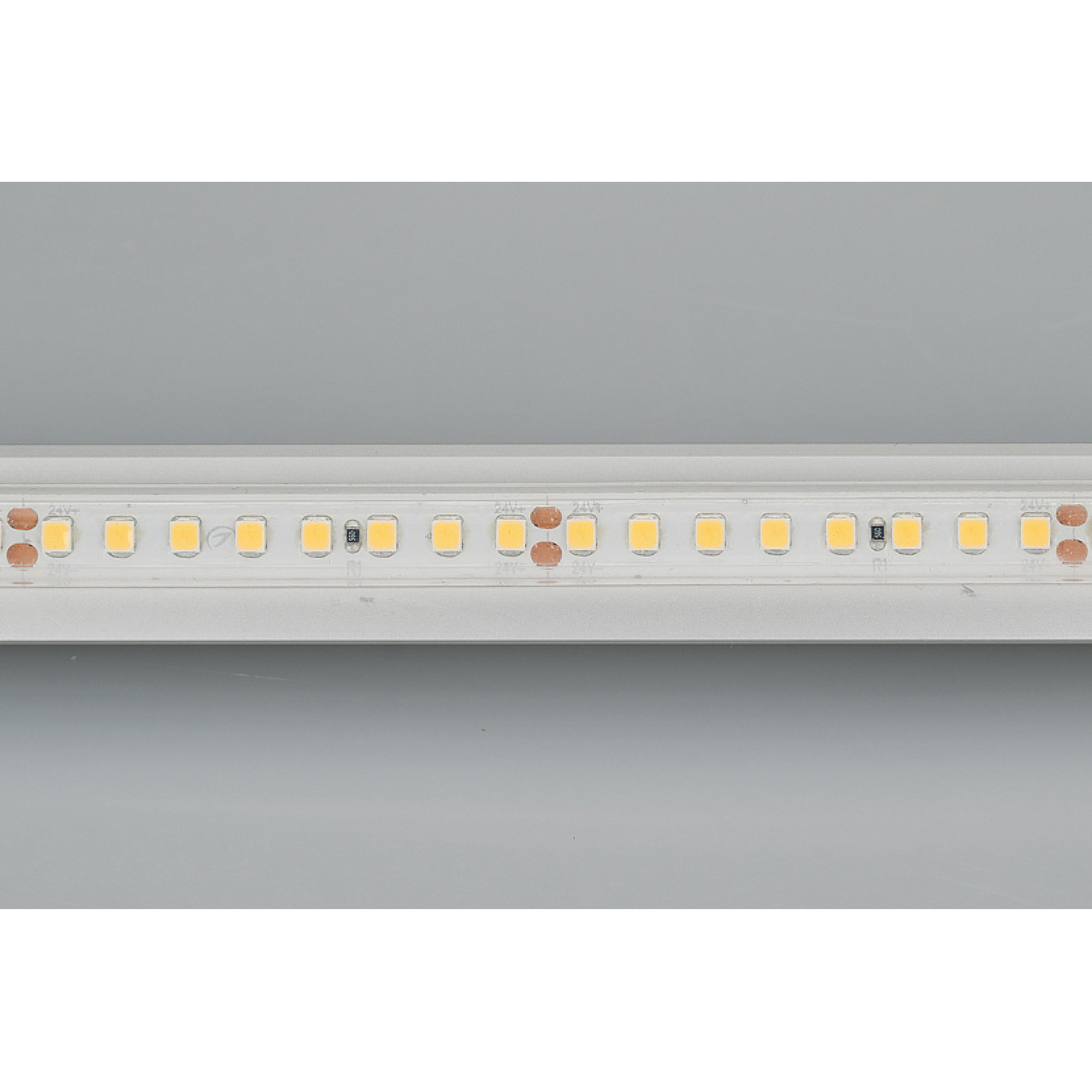 Светодиодная лента герметичная RTW-PS-A160-10mm 24V Warm3000 (12 W/m, IP67, 2835, 50m) Arlight