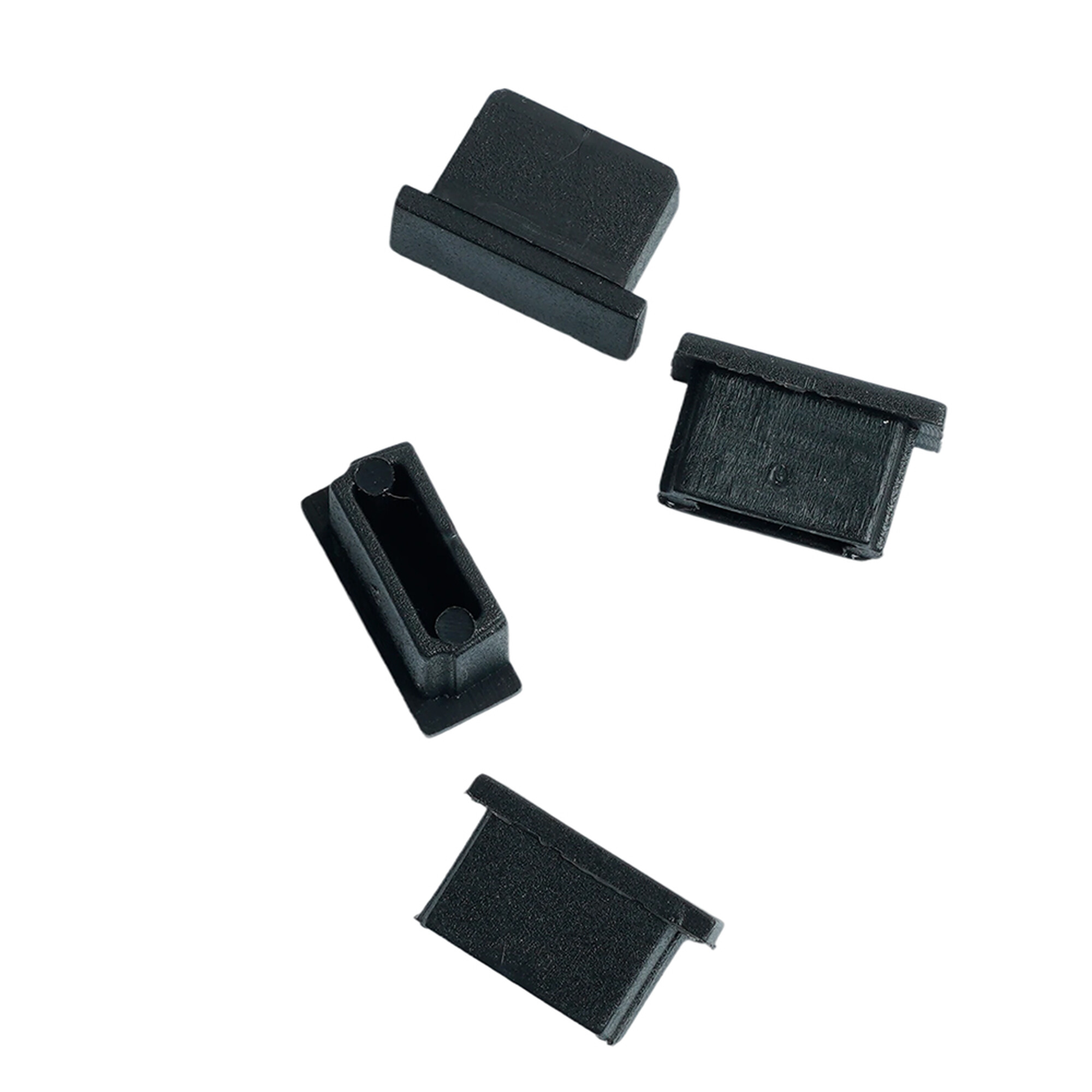 Заглушка черная без отверстия для профиля CAB262, LD238 (комплект 4шт) FERON