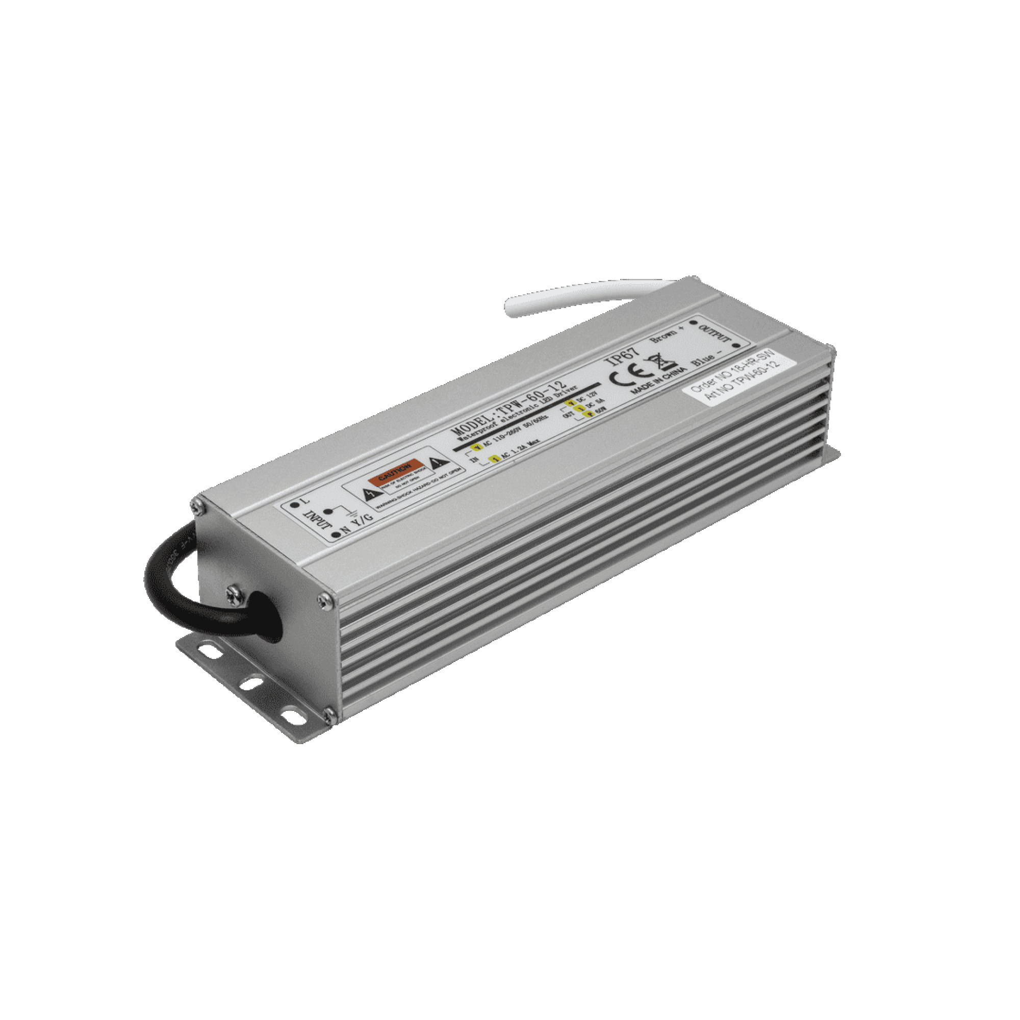 Блок питания MINI Al TPW, 60 W Влагозащитный, 12 V SWG