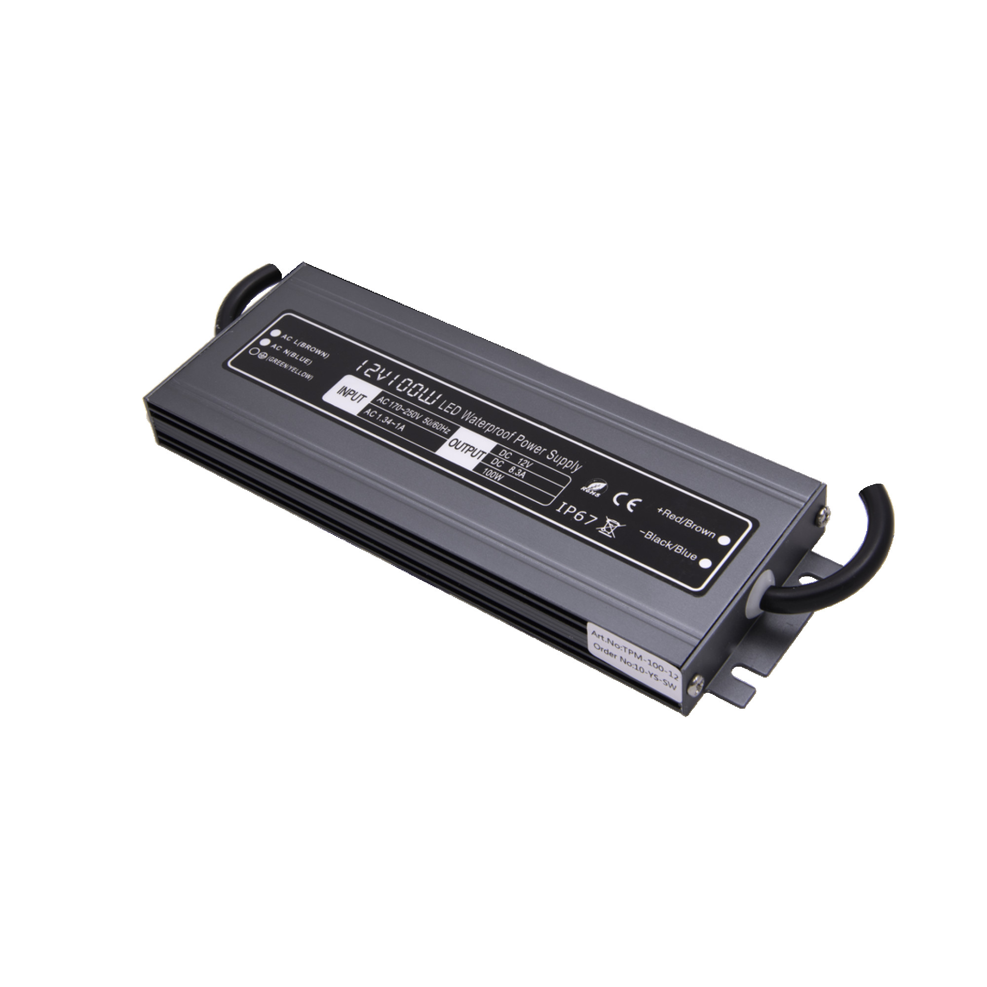 Блок питания MINI Al TPW, 100 W Влагозащитный, 12 V SWG