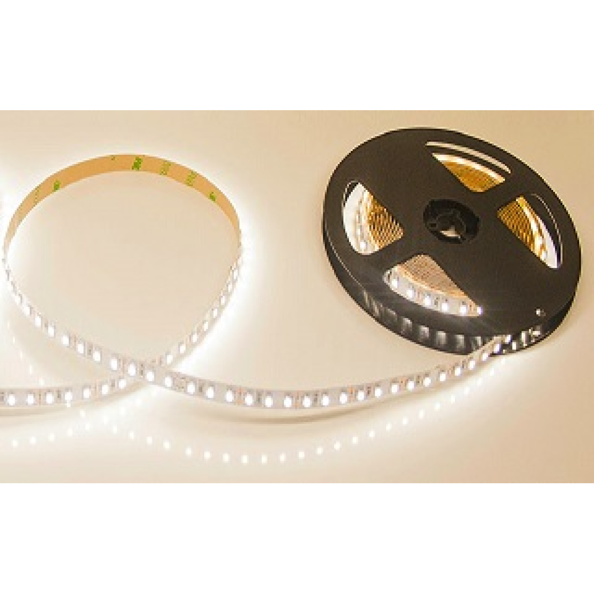 Лента светодиодная стандарт SMD2835 120LED/м 9,6Вт/м 12В IP20 Цвет:Теплый белый (1метр) ЗМ SWG АКЦИЯ