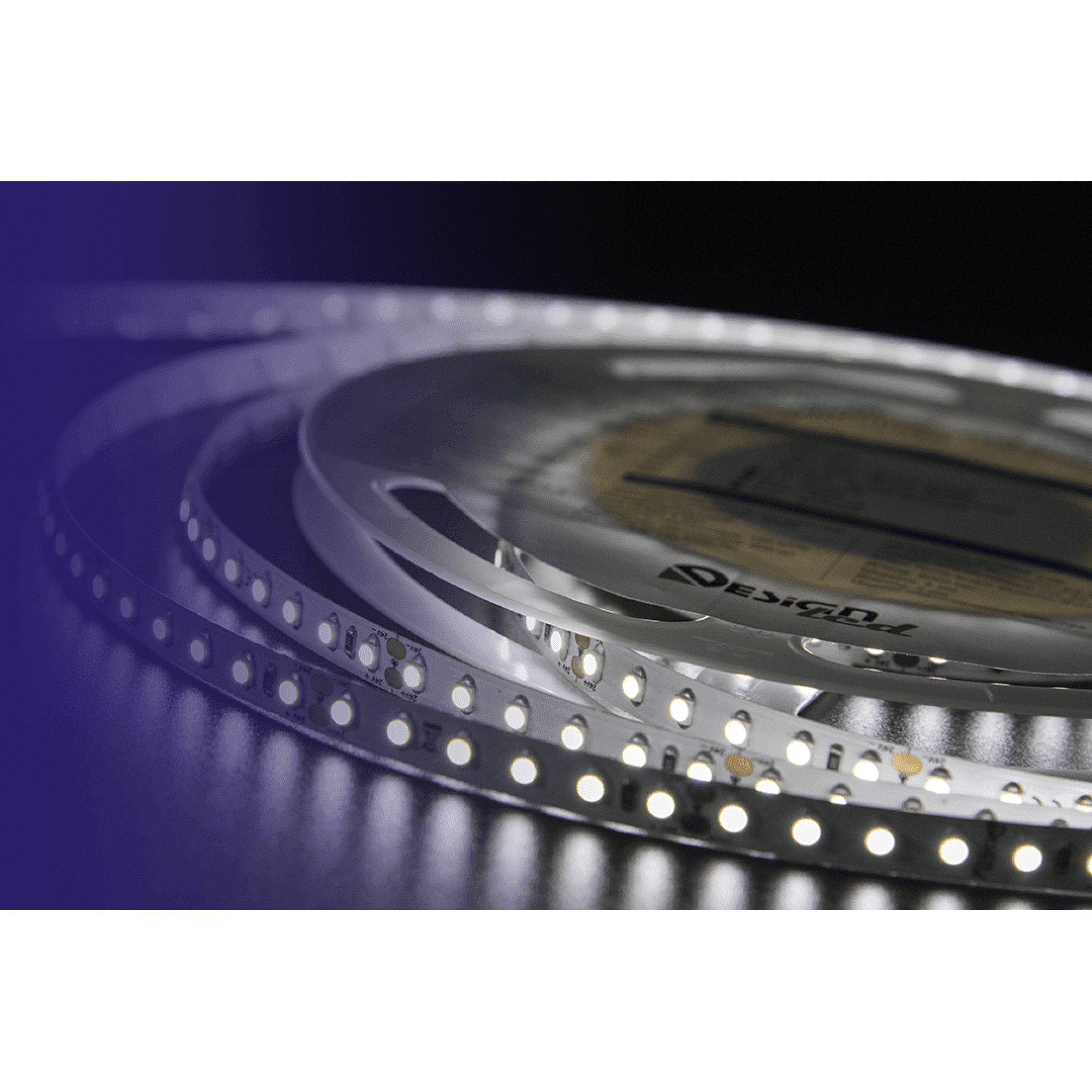 Лента светодиодная LUX3528 120LED/м 9,6Вт/м 24В IP33 Цвет:Нейтральный белый (4000K) (1метр) SWG