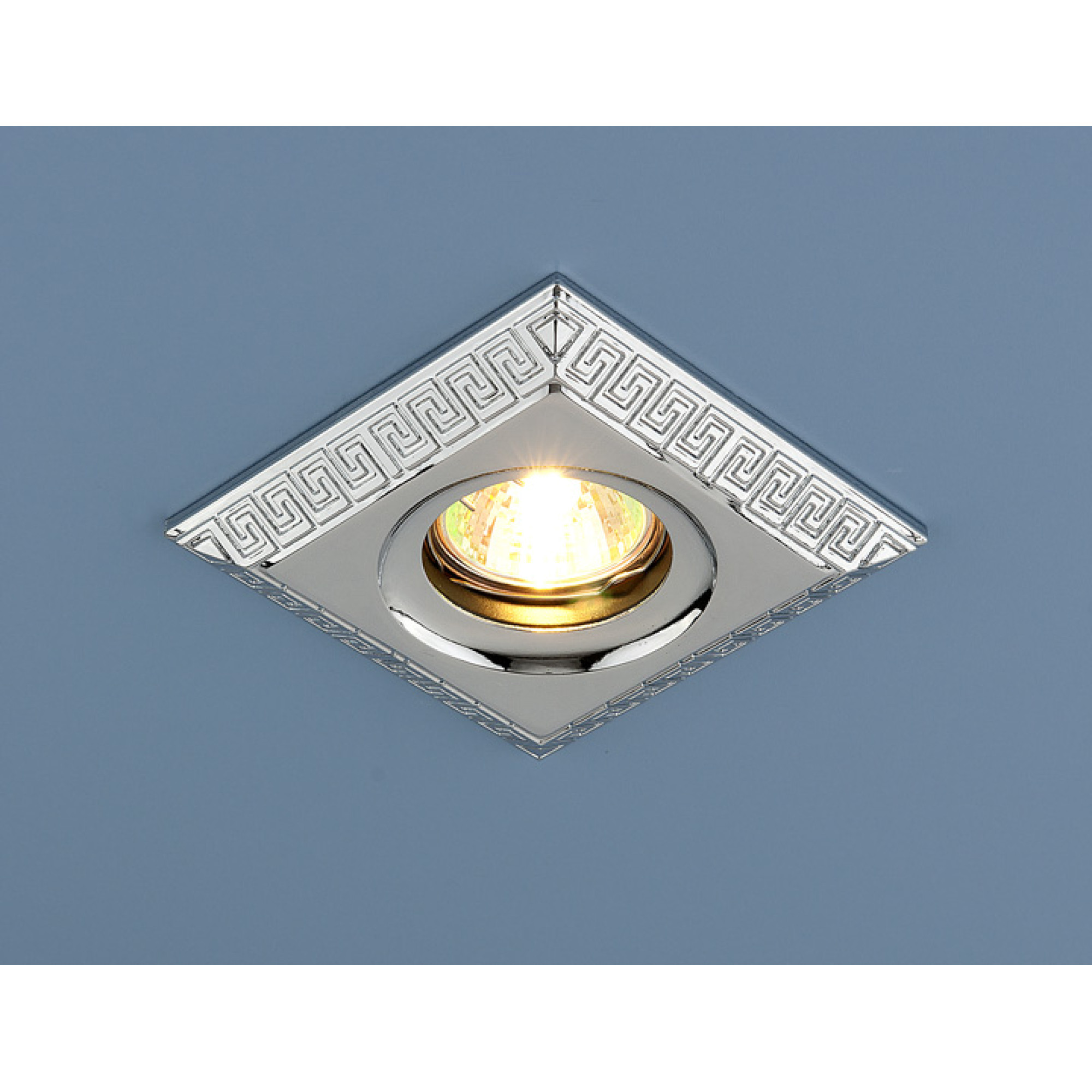 Светильник встраиваемый квадрат 120091 MR16 хром Elektrostandard (распродажа)