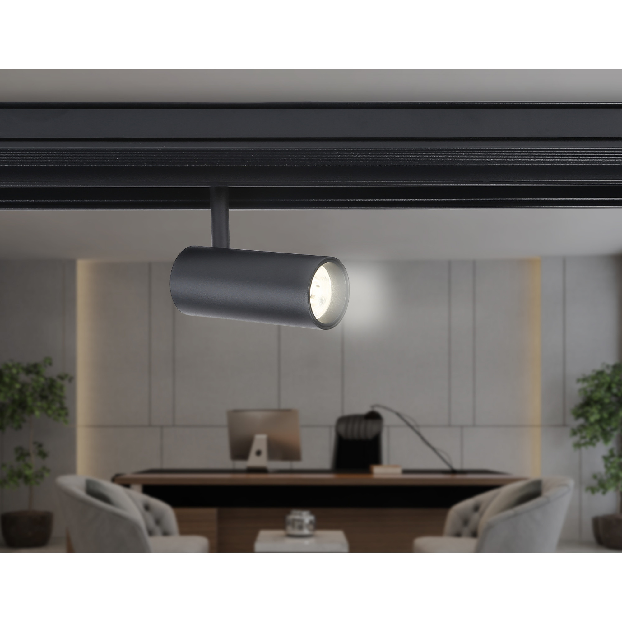 Светильник светодиодный трековый для шинопровода Magnetic черный IP20 7W 4200K 48V 24° Ambrella ligh