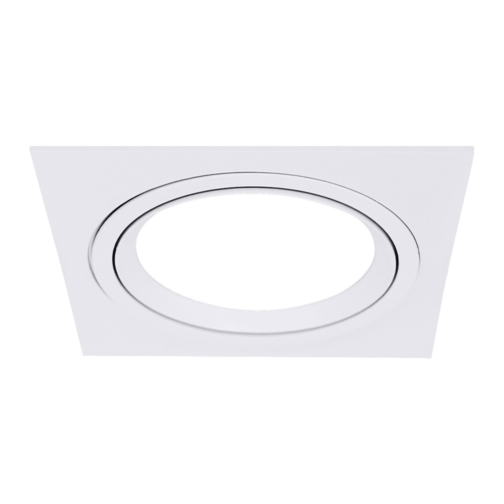 Светильник встраиваемый поворотный GX53 квадрат 46175 Белый SignImpress