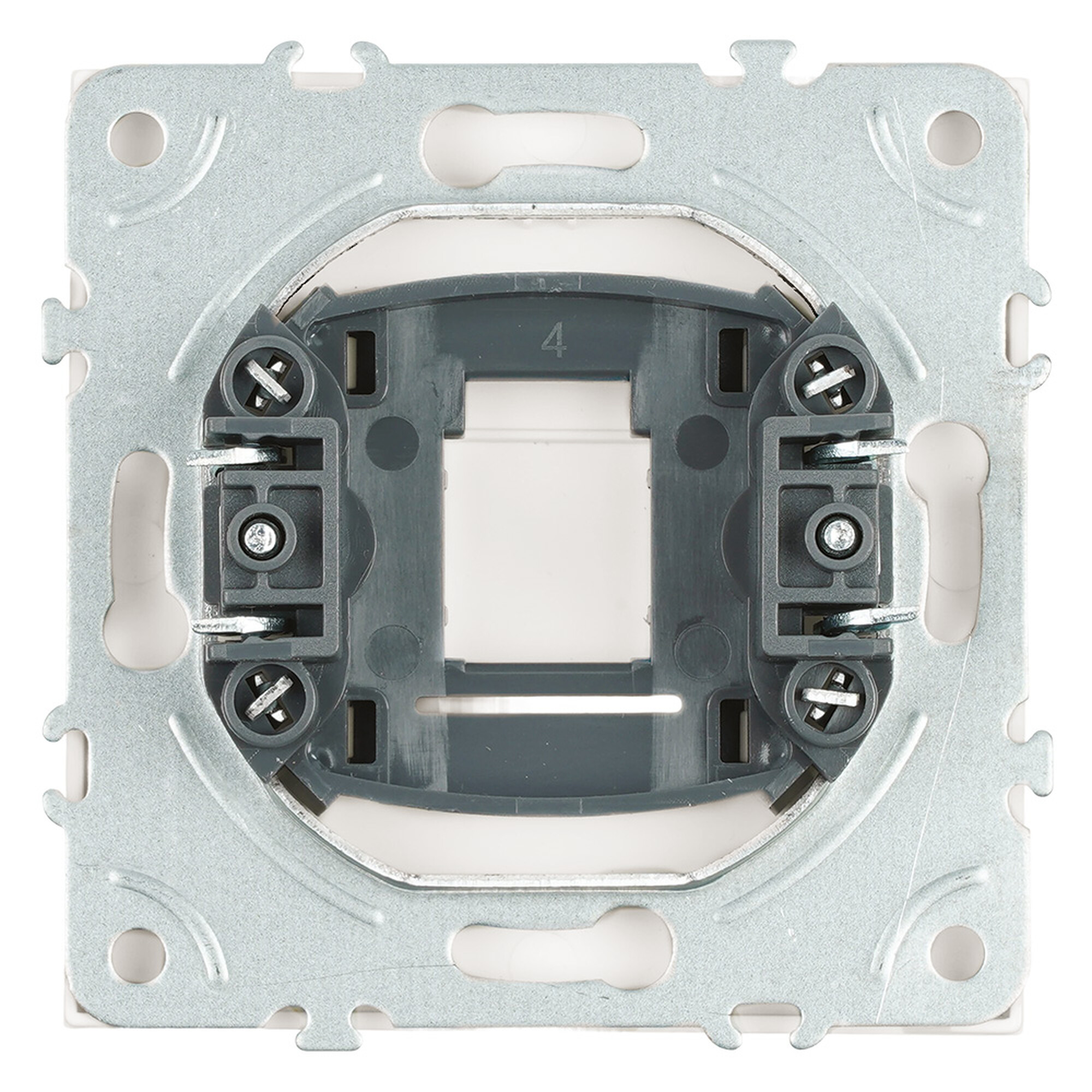 Заглушка (механизм), серия Эмили, белый фарфор, soft touch, RST00-5116-01, белый фарфор, soft touch