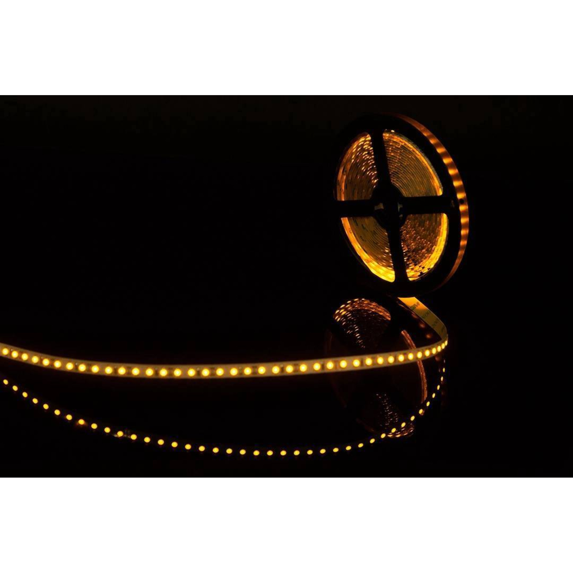 Лента светодиодная стандарт SMD3528 120LED/м 9,6Вт/м 12В IP20 Цвет:Желтый (1метр) ЗМ SWG