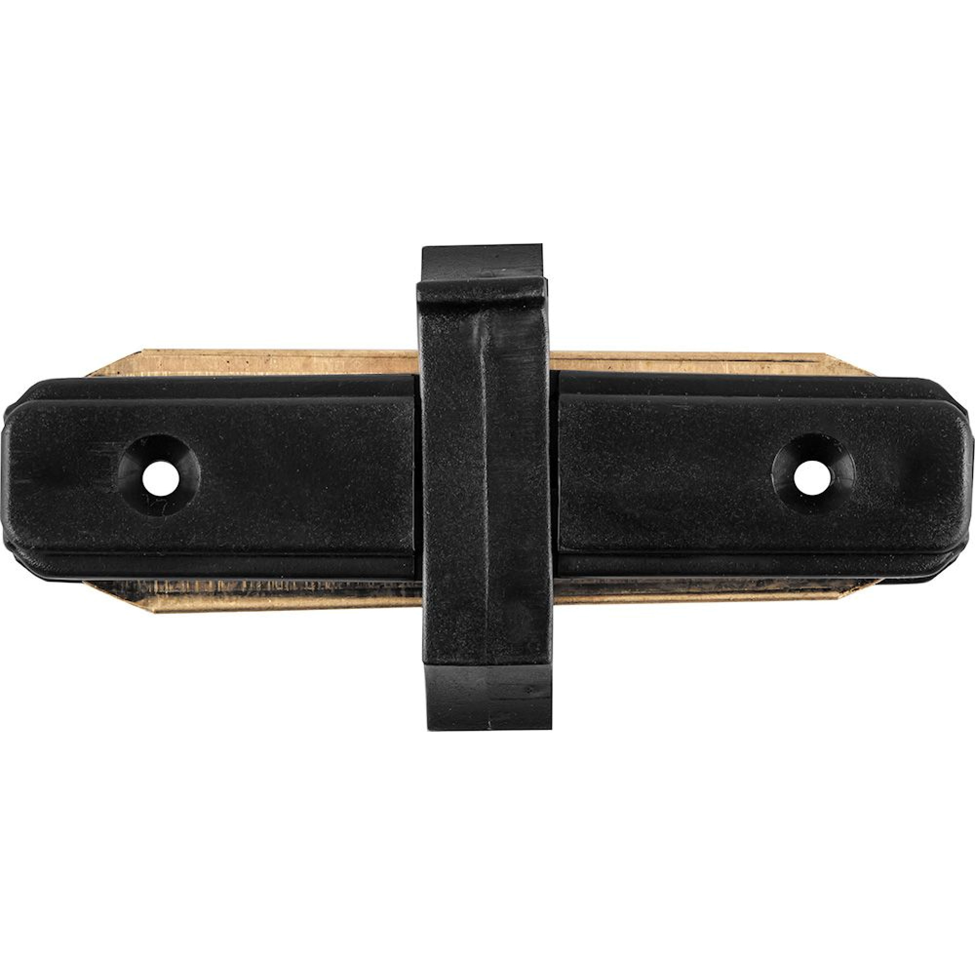 LD1000 коннектор прямой для шинопровода, черный Feron 