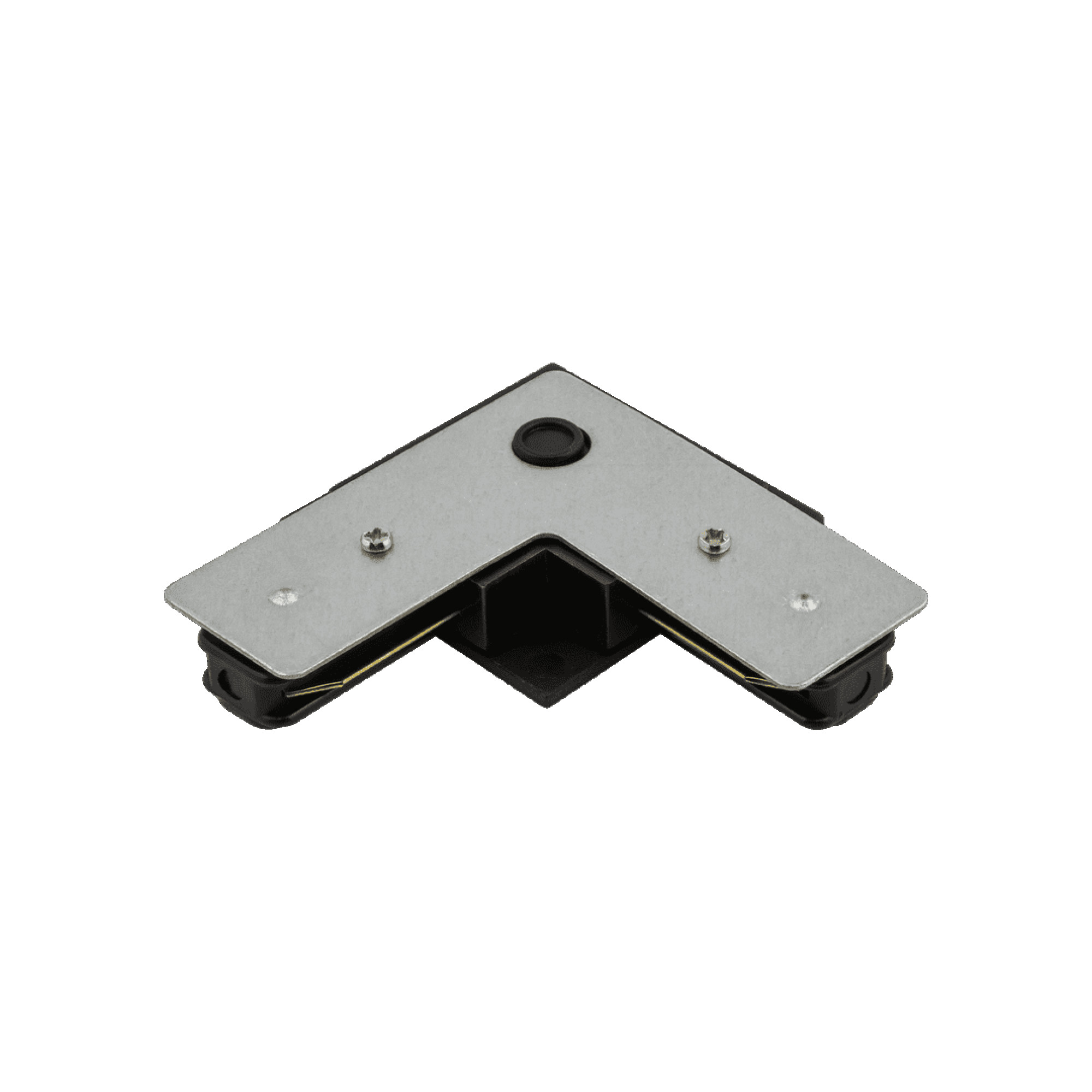 Коннектор L для однофазных встраиваемых трековыx систем, Черный SWG