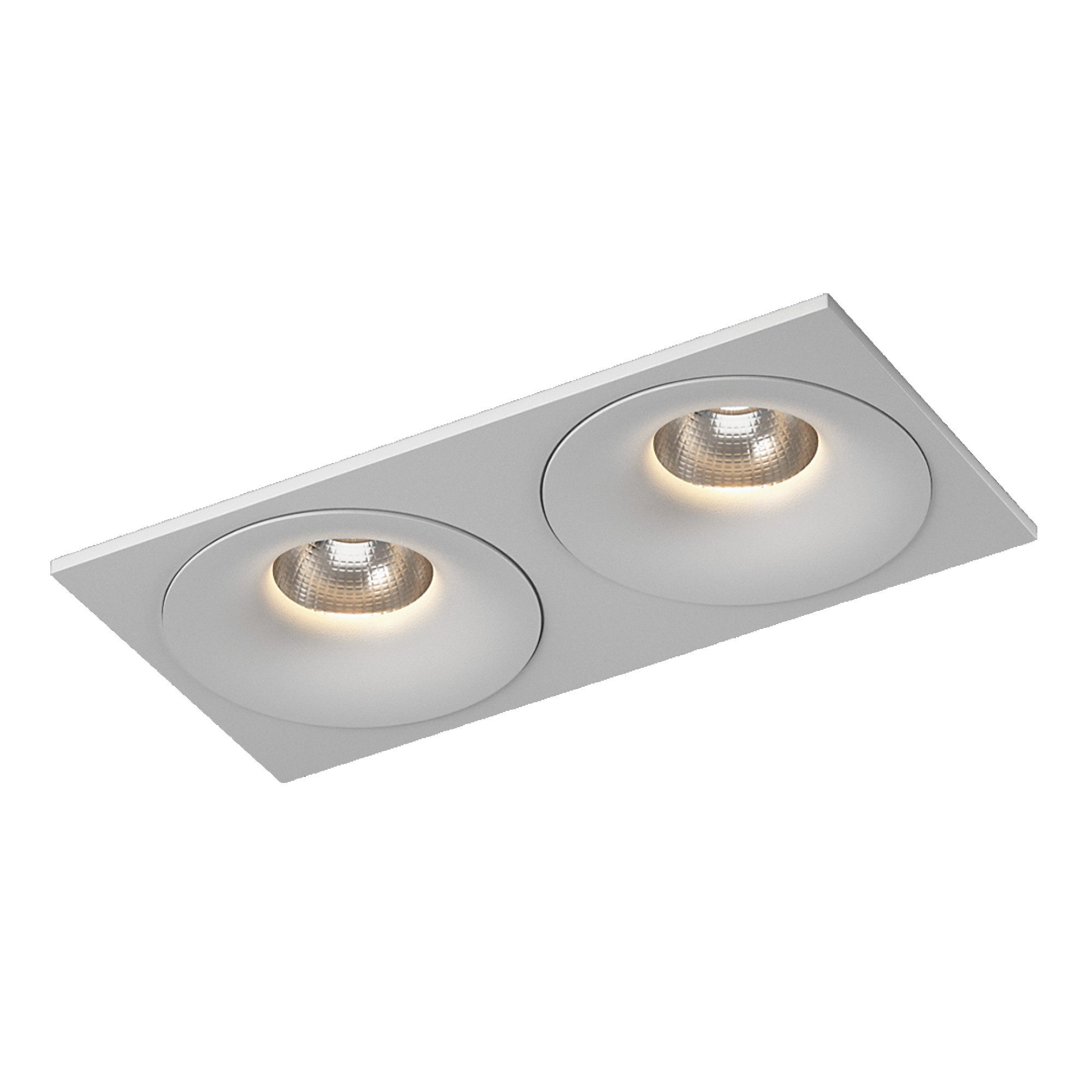 Рамка квадрат для COMBO 4, белая SWG