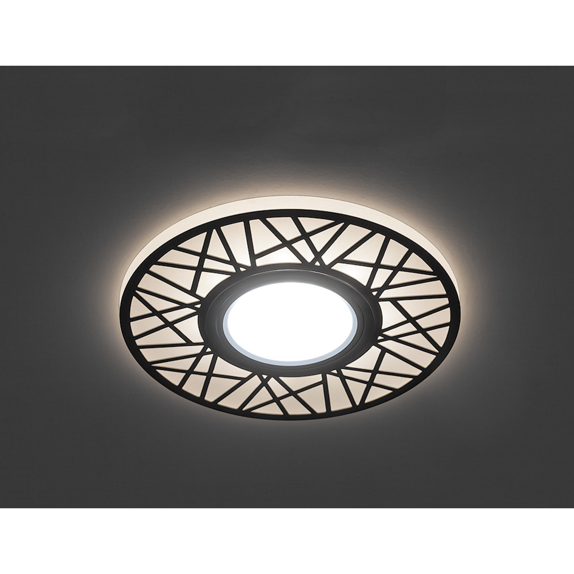 Светильник встраиваемый с подсветкой CD991 4000K MR16 белый Feron