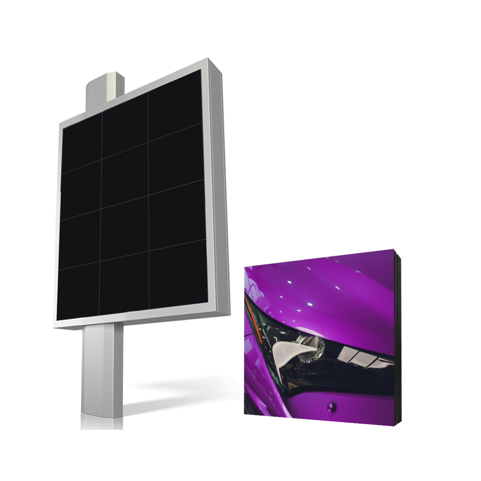 Светодиодный экран вертикальный интерьерный Р3 2880*3840мм 12 кабинетов (960*960) SignImpress