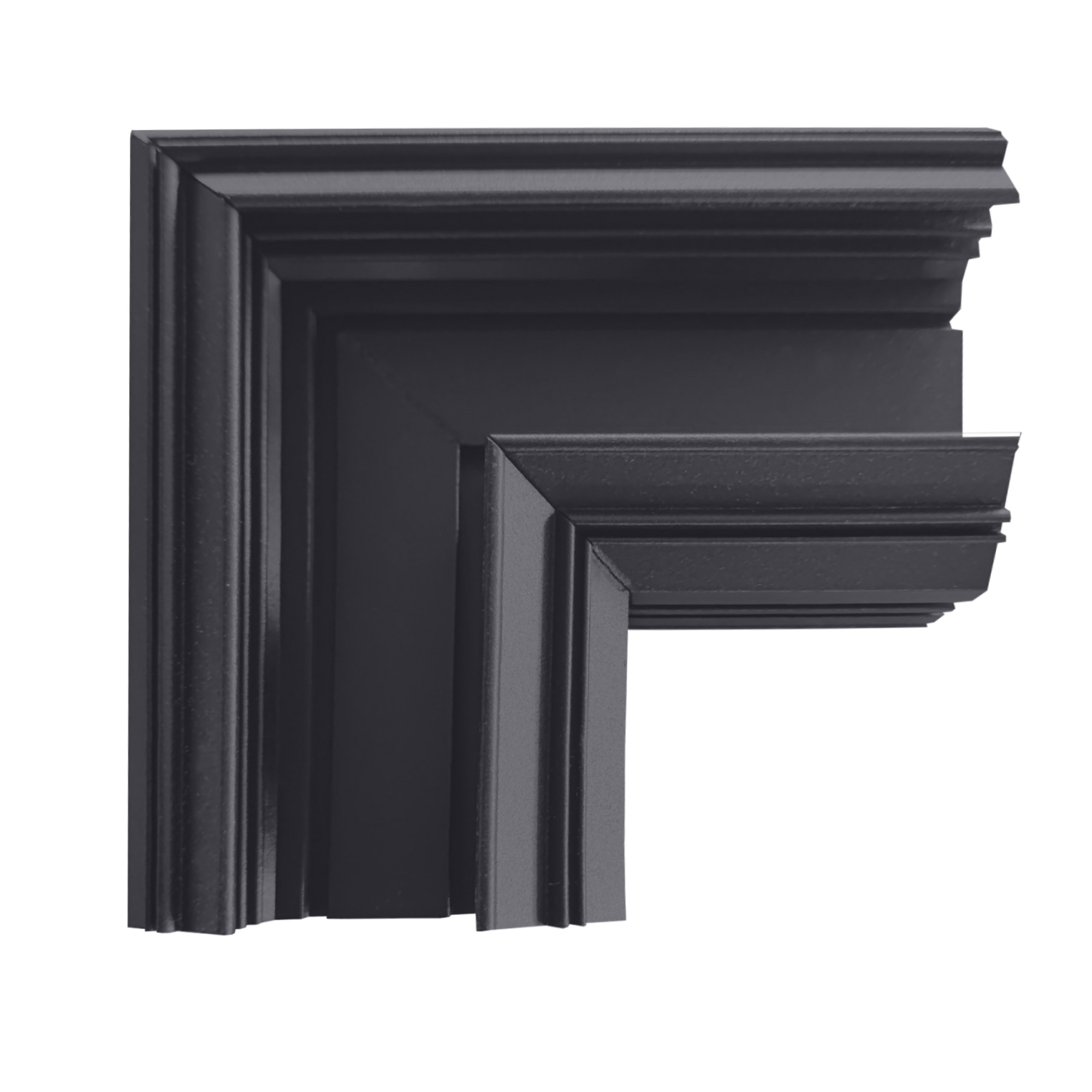 Коннектор L образный к шинопроводу однофазному магнитному Stretch Чёрный SignImpress