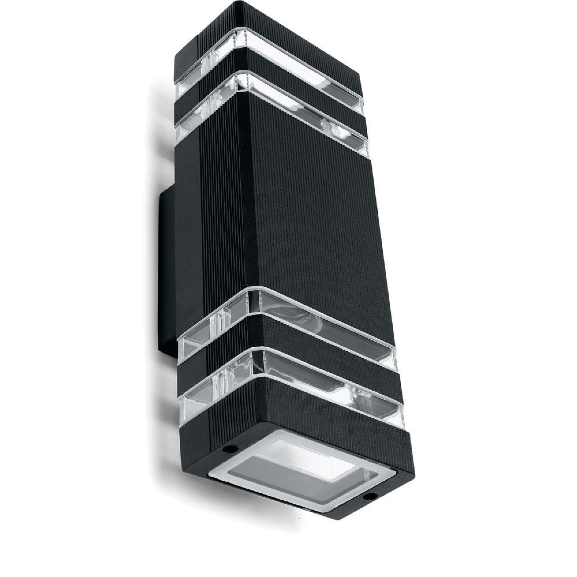 Cветильник настенный декоративный DH0807 230V без лампы 2*E2, 65*110*300 черный Feron