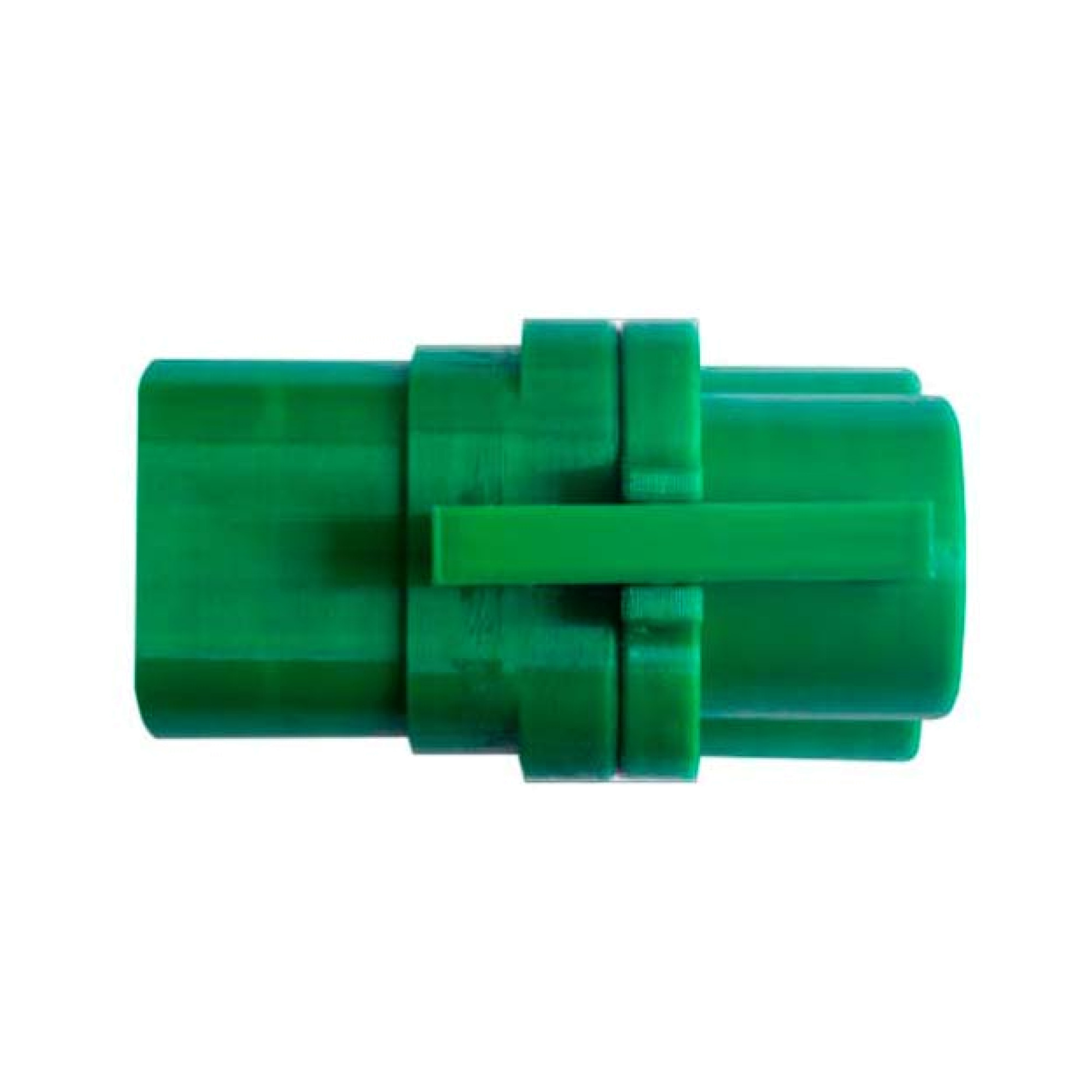 Переходник для быстрой зарядки 50кВт км CCS1-CCS2 Зелёный