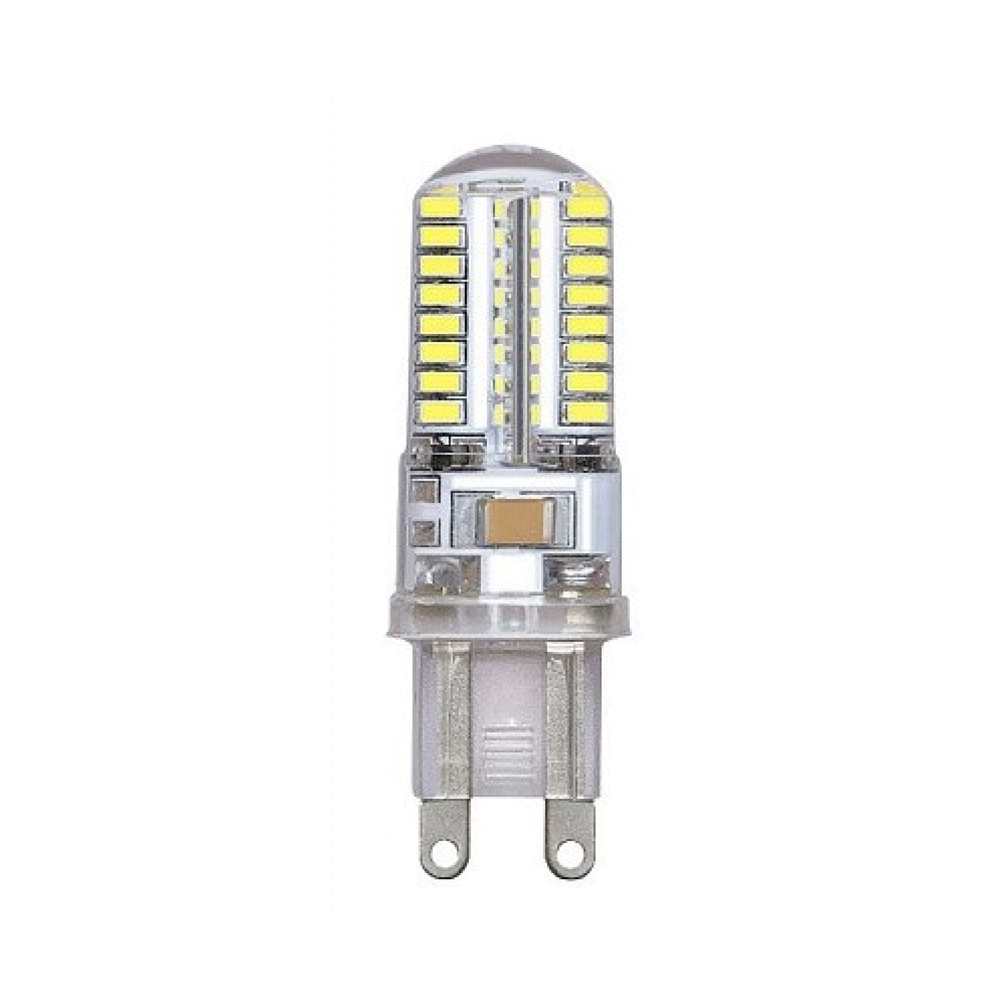 Лампа светодиодная PLED-G9 7w 4000K 400Lm 220V/50Hz (с новыми диодами!) пластик Jazzway