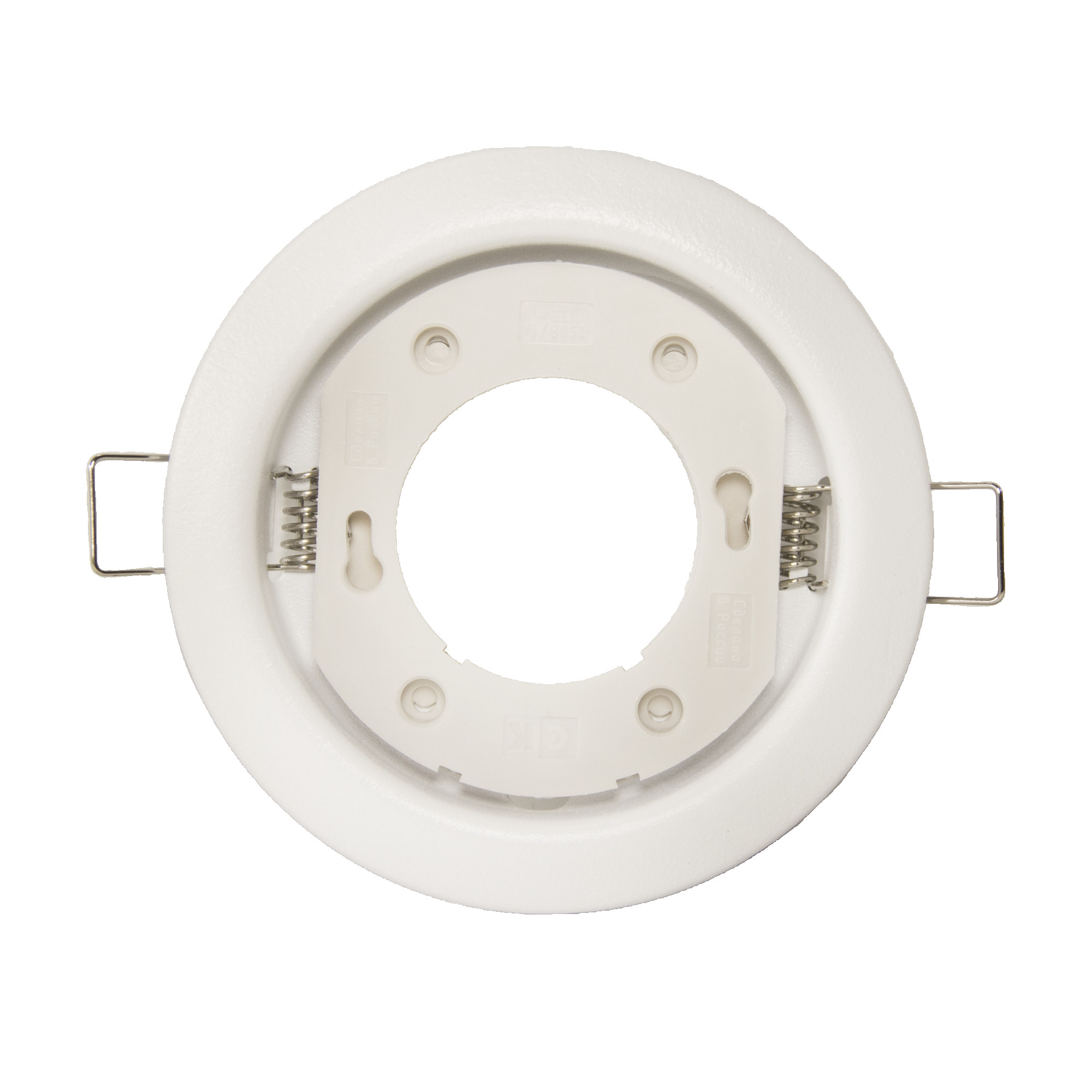 Светильник встраиваемый GX53 U белый (муар) (85шт в коробке) - 1 штука