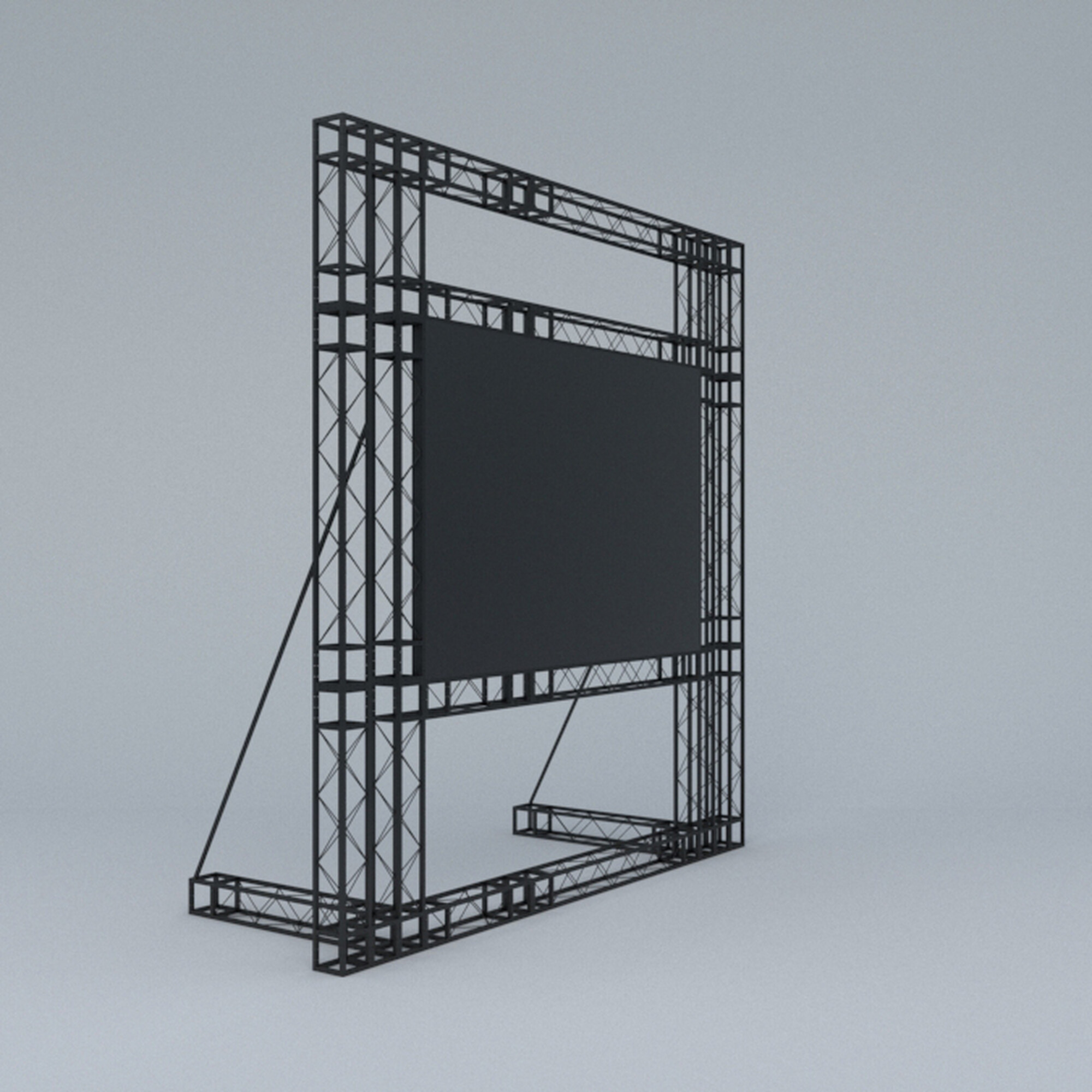 Фермы металл Line 12*12*12cm, черный, SignImpress