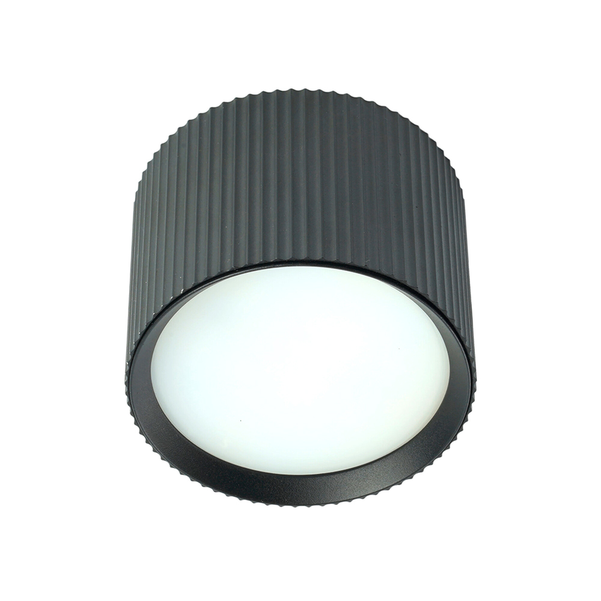 Светильник потолочный Barrel HL458 ARIA 12W, 230V, GX53, чёрный Feron
