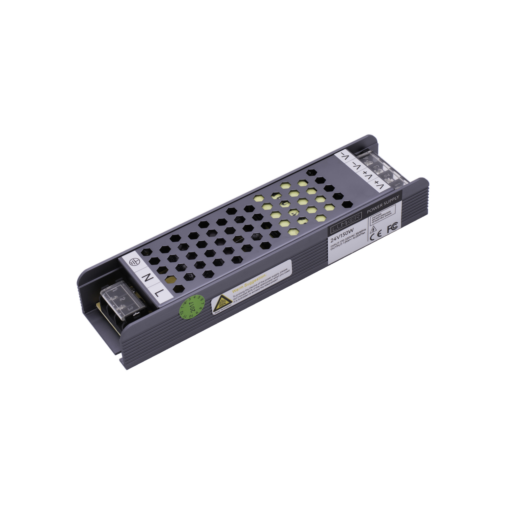 Блок питания LUX компактный, 24В, 150Вт, IP20 SWG