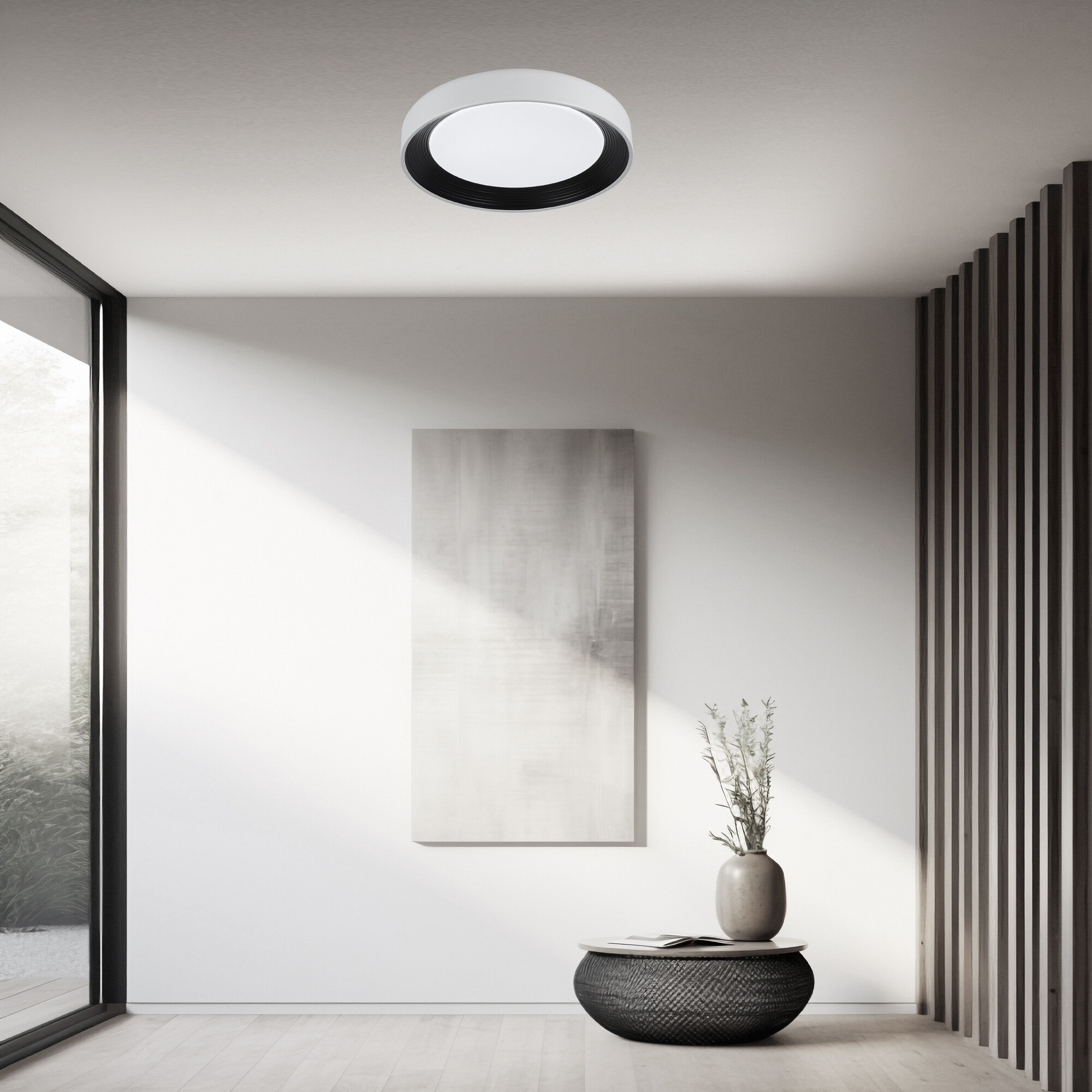 Светильник накладной светодиодный 40 Вт 7200 Лм Белый/Чёрный Signimpress