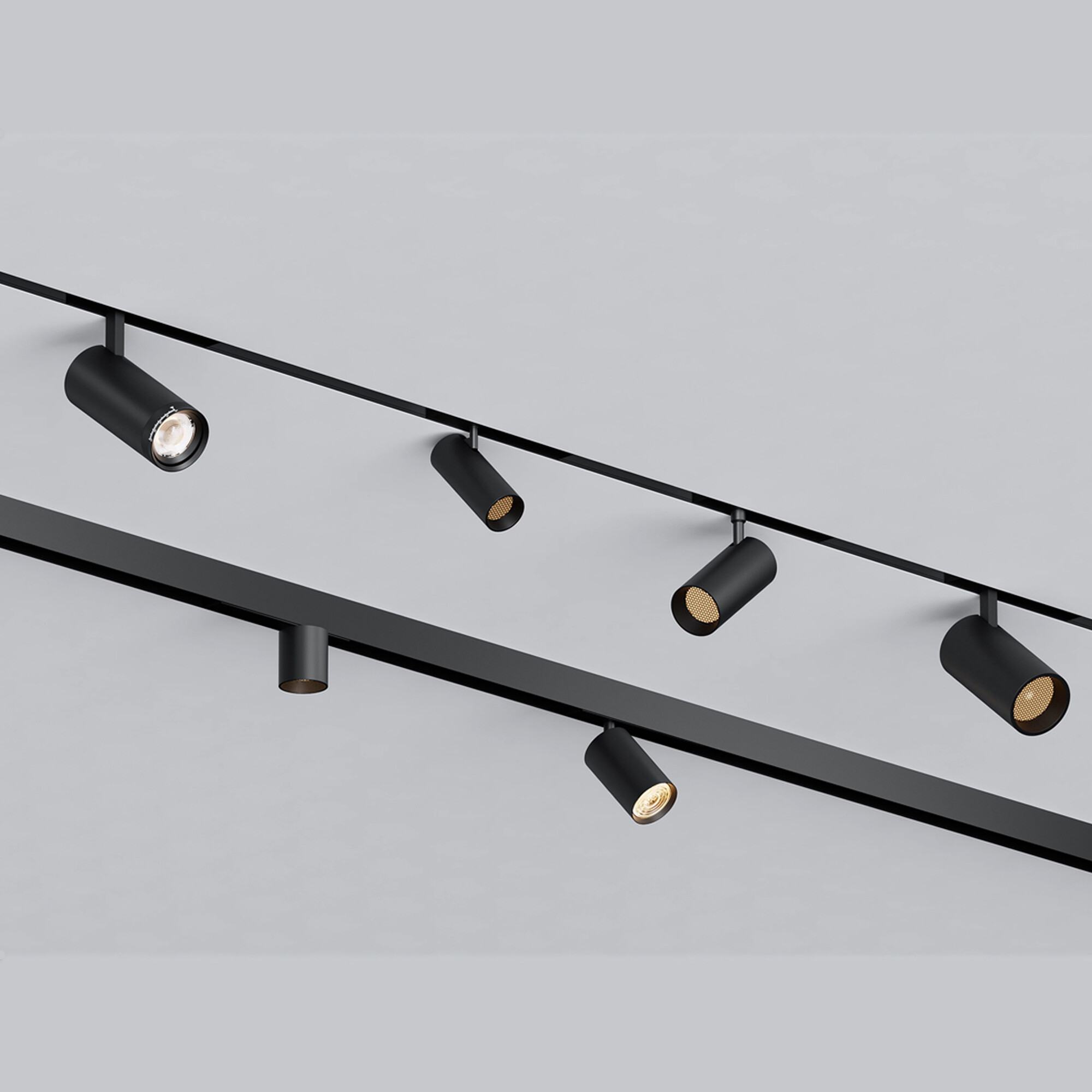 359956 PORT NT25 220 черный Трековый светильник с переключ. цв. темпер. IP20 LED 3000К4000К6000К 12W 90-240V VECTOR Novotech