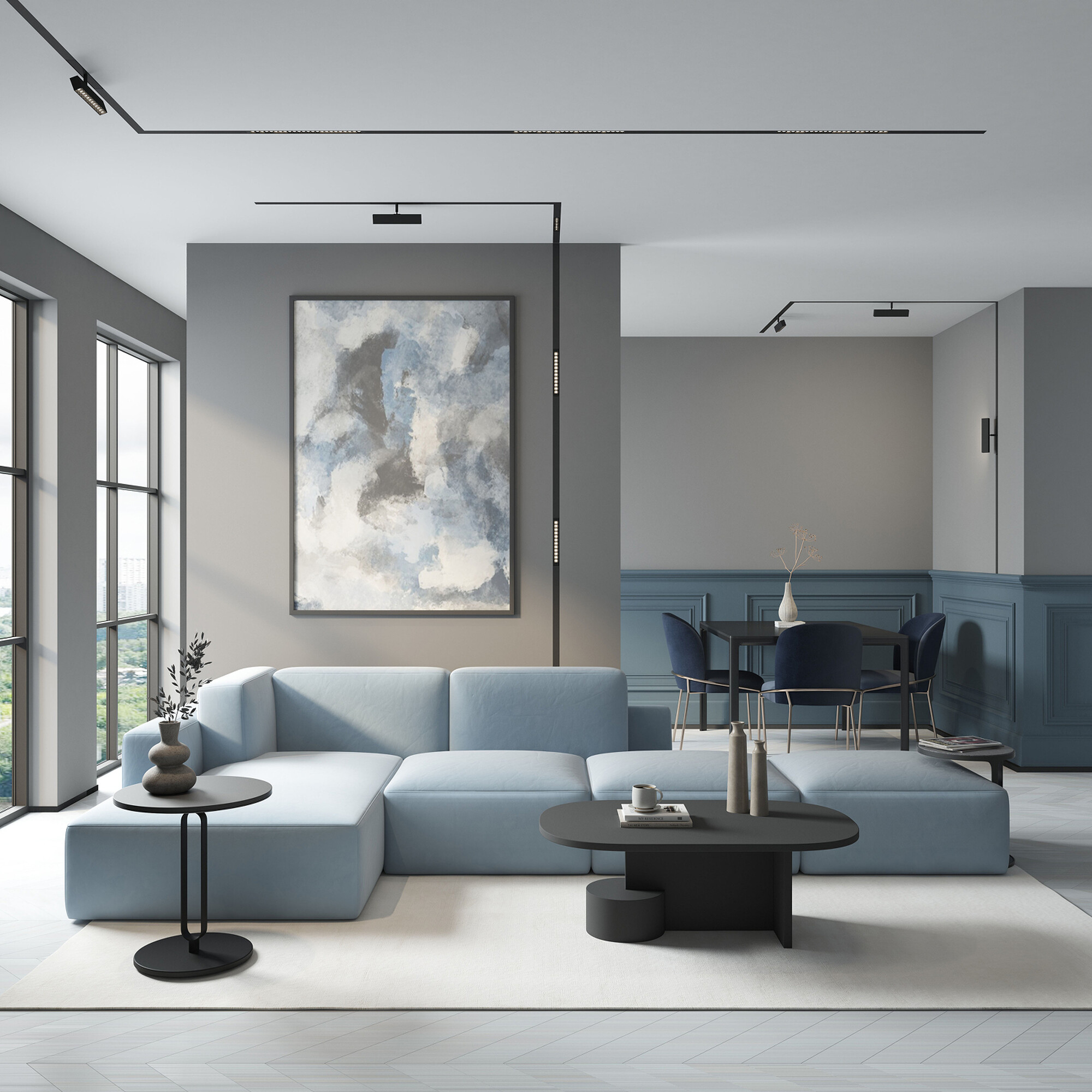 Трековый светильник DK8002-BK Denkirs