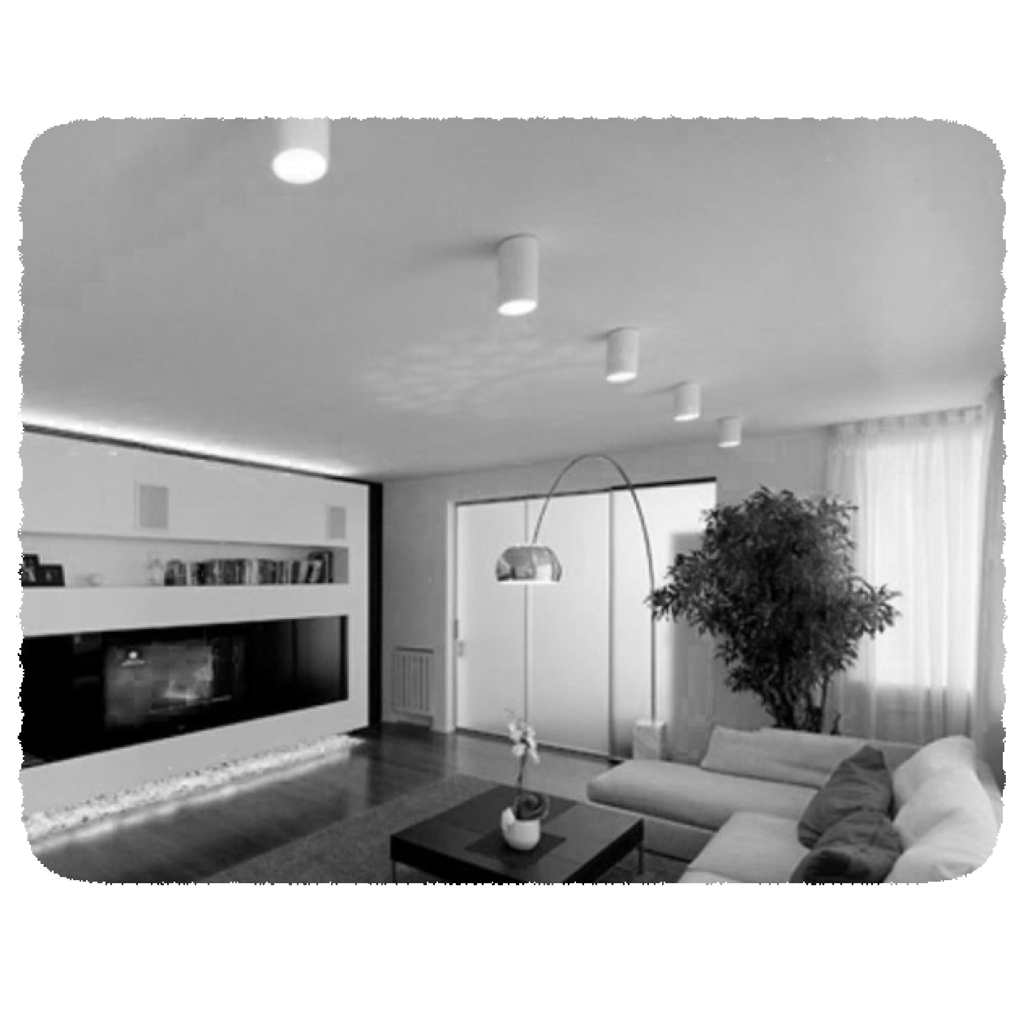 Светильник накладной светодиодный PDL-R 25w 4000K 100° White IP20 d148x148 Jazzway