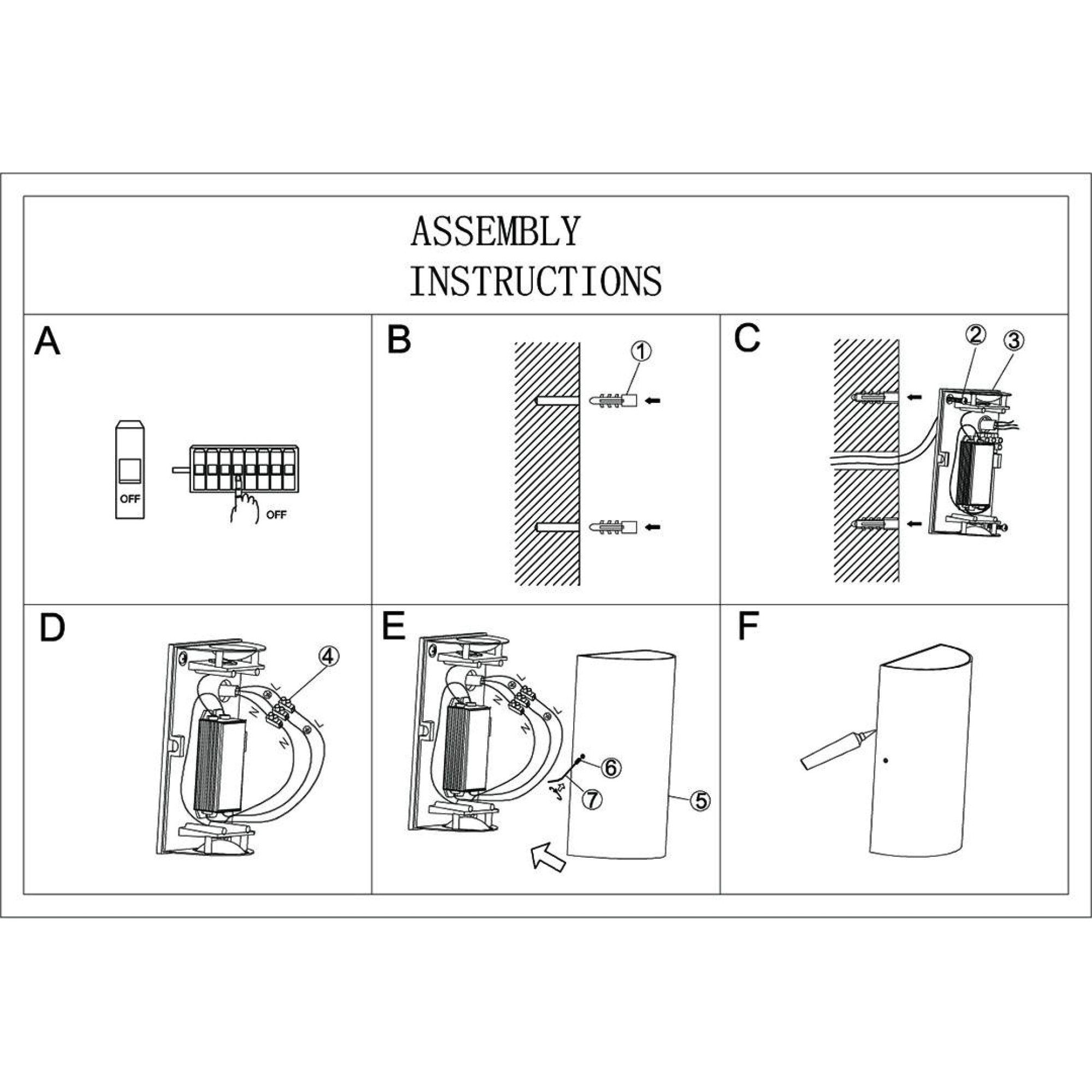 Светильник настенный TUBE, Белый, 6Вт, 4000K, IP20, GW-6805-6-WH-NW SWG
