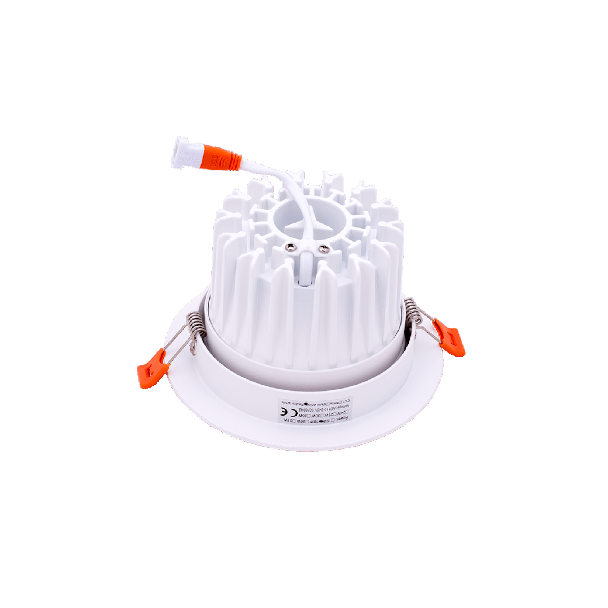 Светильник встраиваемый наклонный DL-KZ белый 7Вт IP20 Нейтральный белый (4000К) SWG