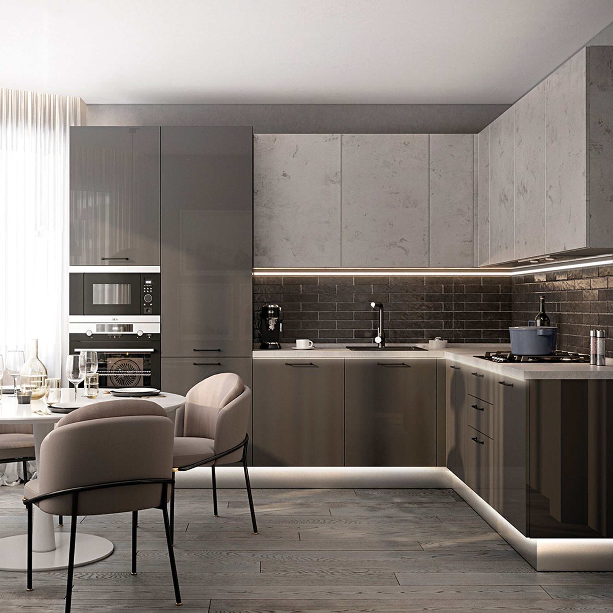 Светодиодная COB лента LS530, 320SMD(2110)/м 10Вт/м 24V 5000*8*1.8мм 4000К IP20 Feron