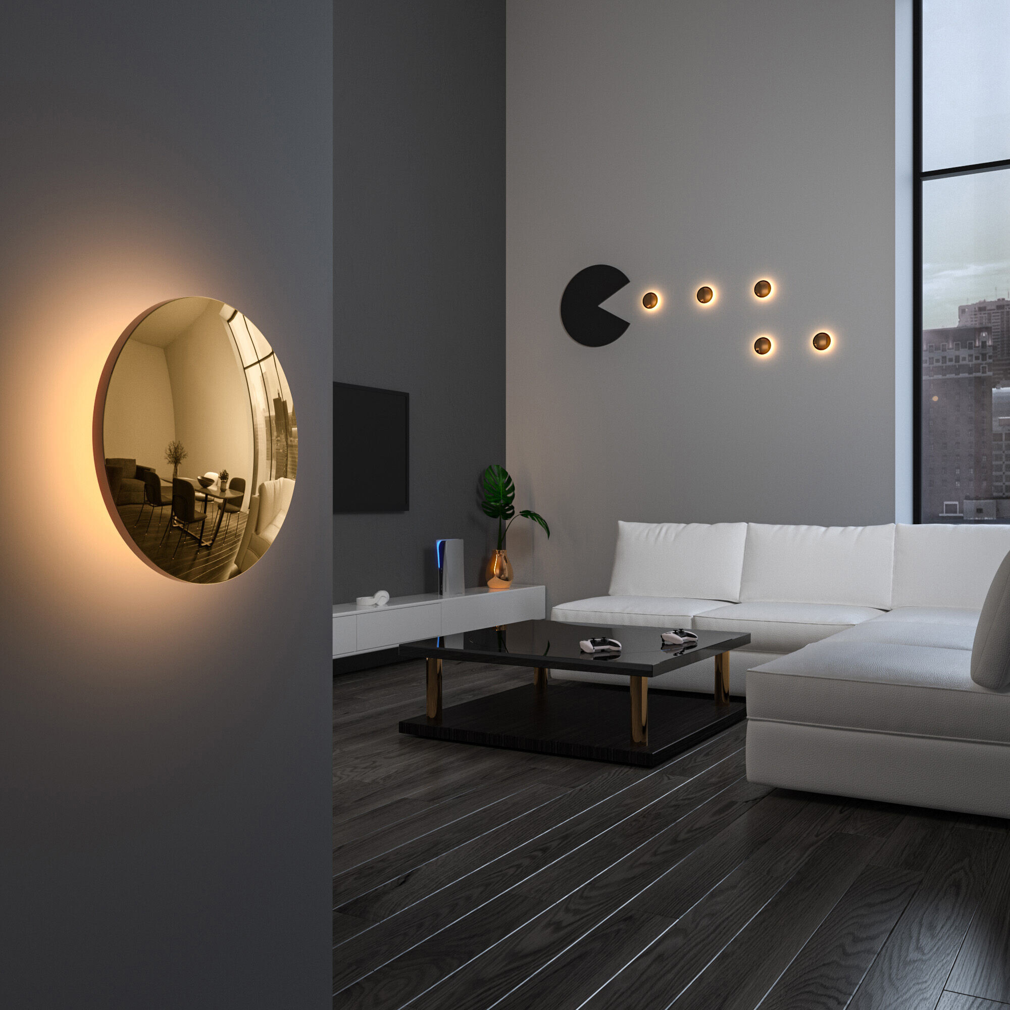 Настенный светодиодный светильник MRL LED 1126 золотоElektrostandard