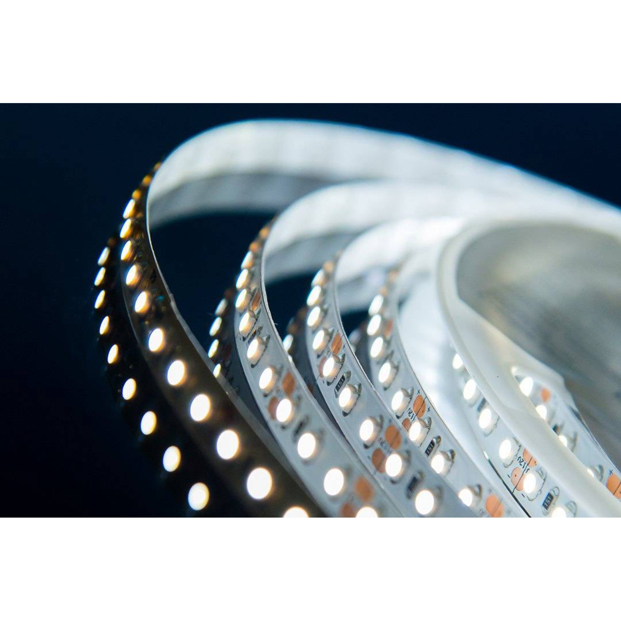 Лента светодиодная LUX3528 120LED/м 9,6Вт/м 12В IP33 Цвет:Холодный белый (6000K) (1метр) SWG