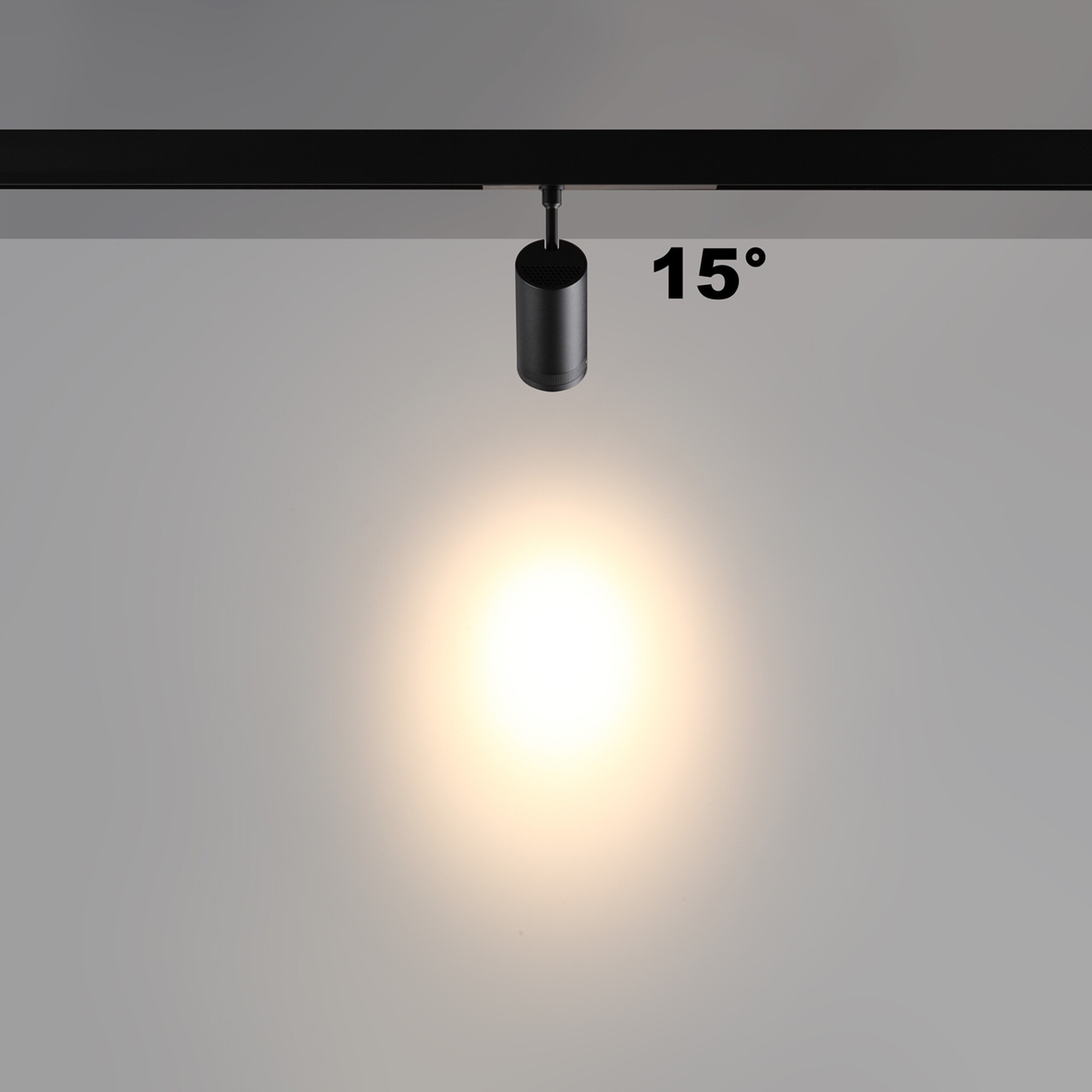359961 PORT NT25 224 черный Трековый светильник с переключ. цв. темпер. IP20 LED 3000К4000К6000К 15W 90-240V VECTOR Novotech