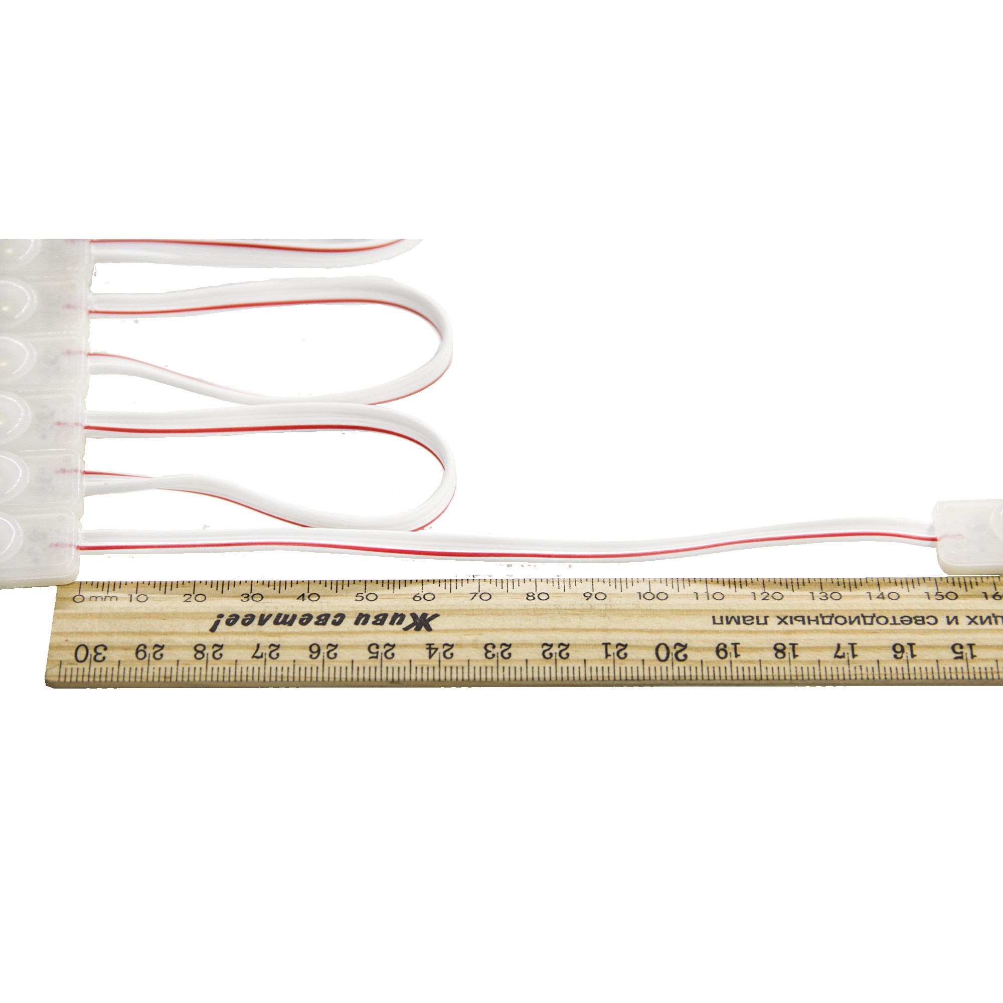 Модуль светодиодный 3 SMD 2835 1,2Вт 110Лм 6000К-6500К (с линзой 170) 3М -1шт. SignImpress