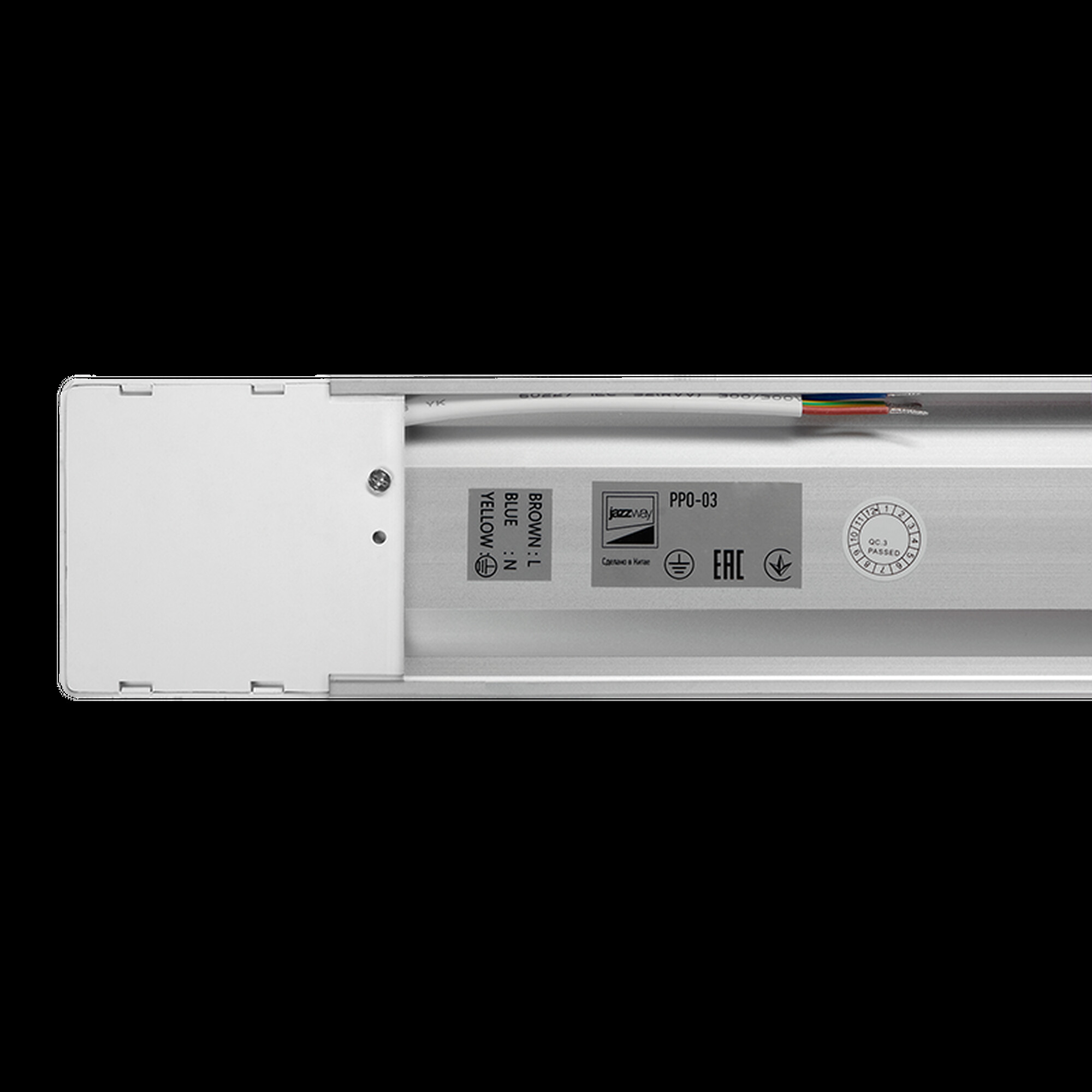 Светильник светодиодный накладной PPO-03 1200 40W 6500K AL IP40 Jazzway 