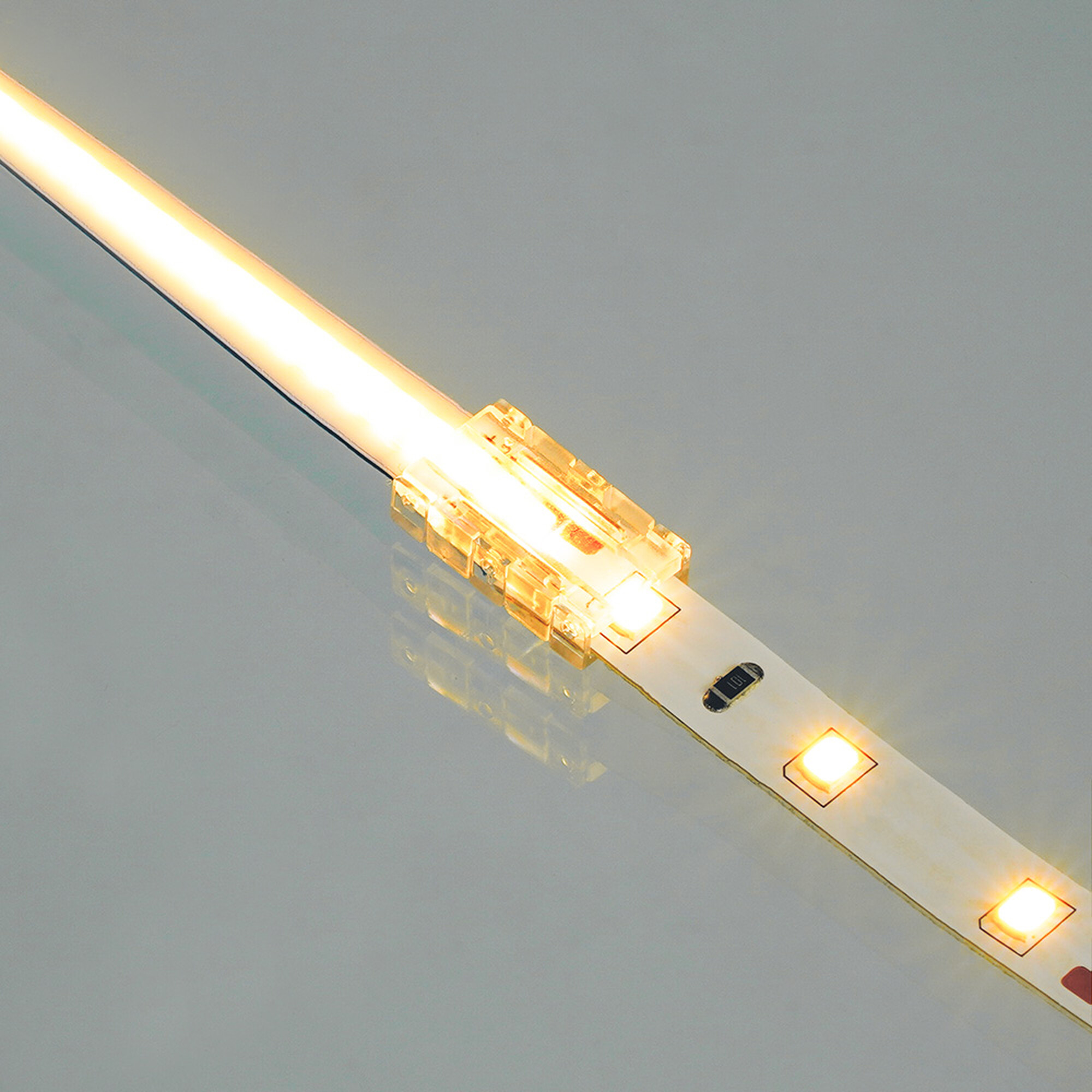 Соединитель лента-лента 10мм для COB ленты шириной 8 мм, LD193 FERON